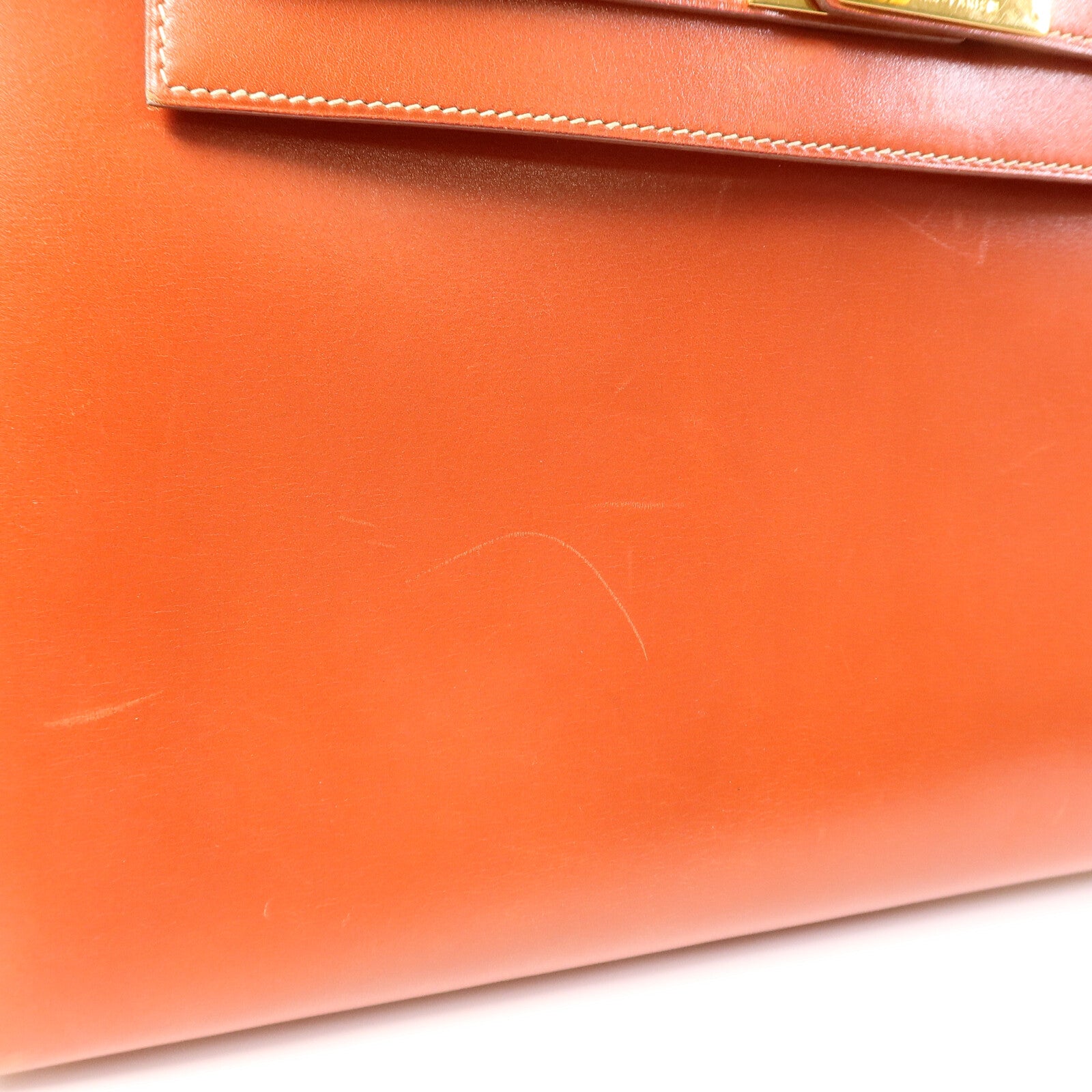 HERMES Box皮革Kelly 32手挽袋