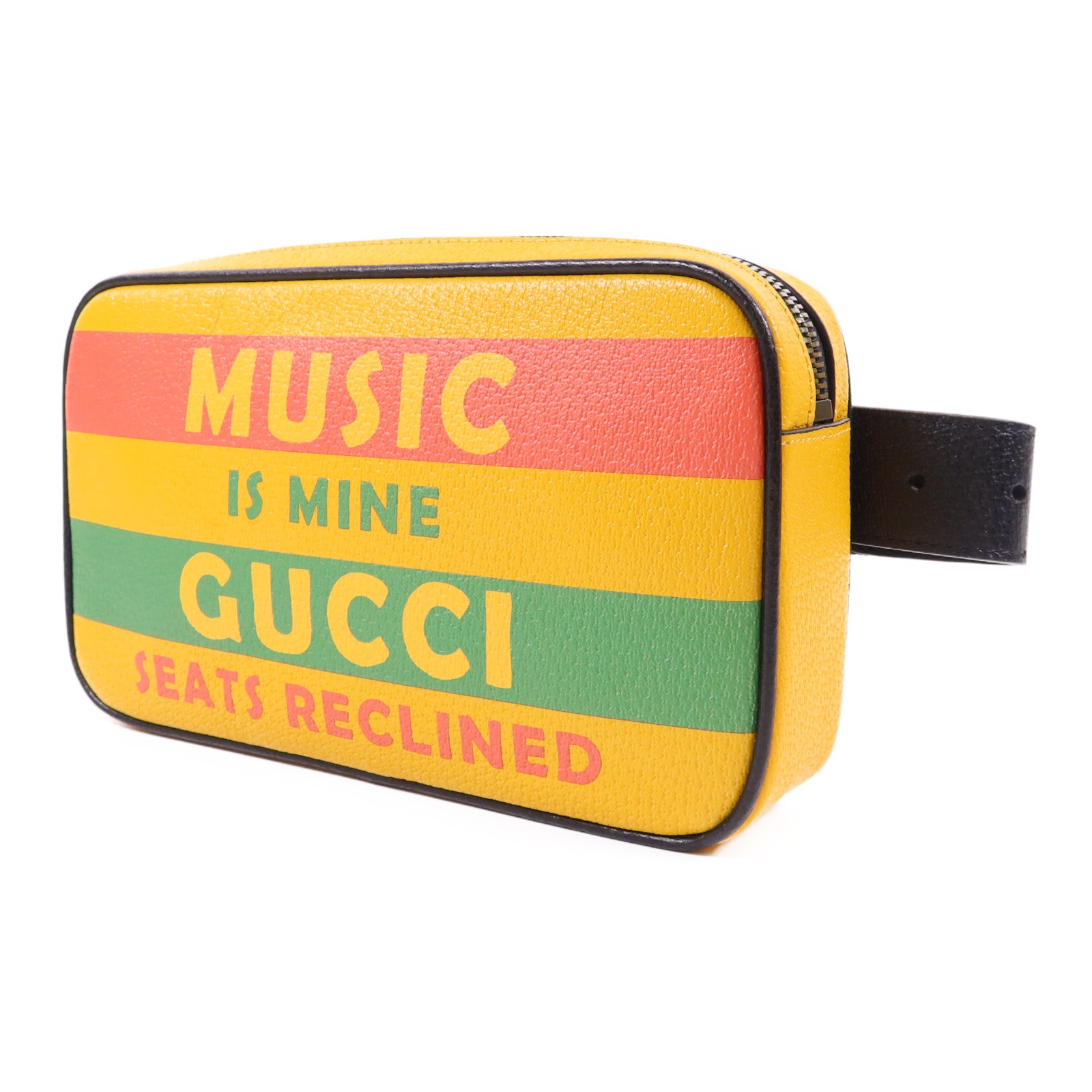 GUCCI 【激減優惠】皮革100th Anniversary Belt Bag金扣腰包
