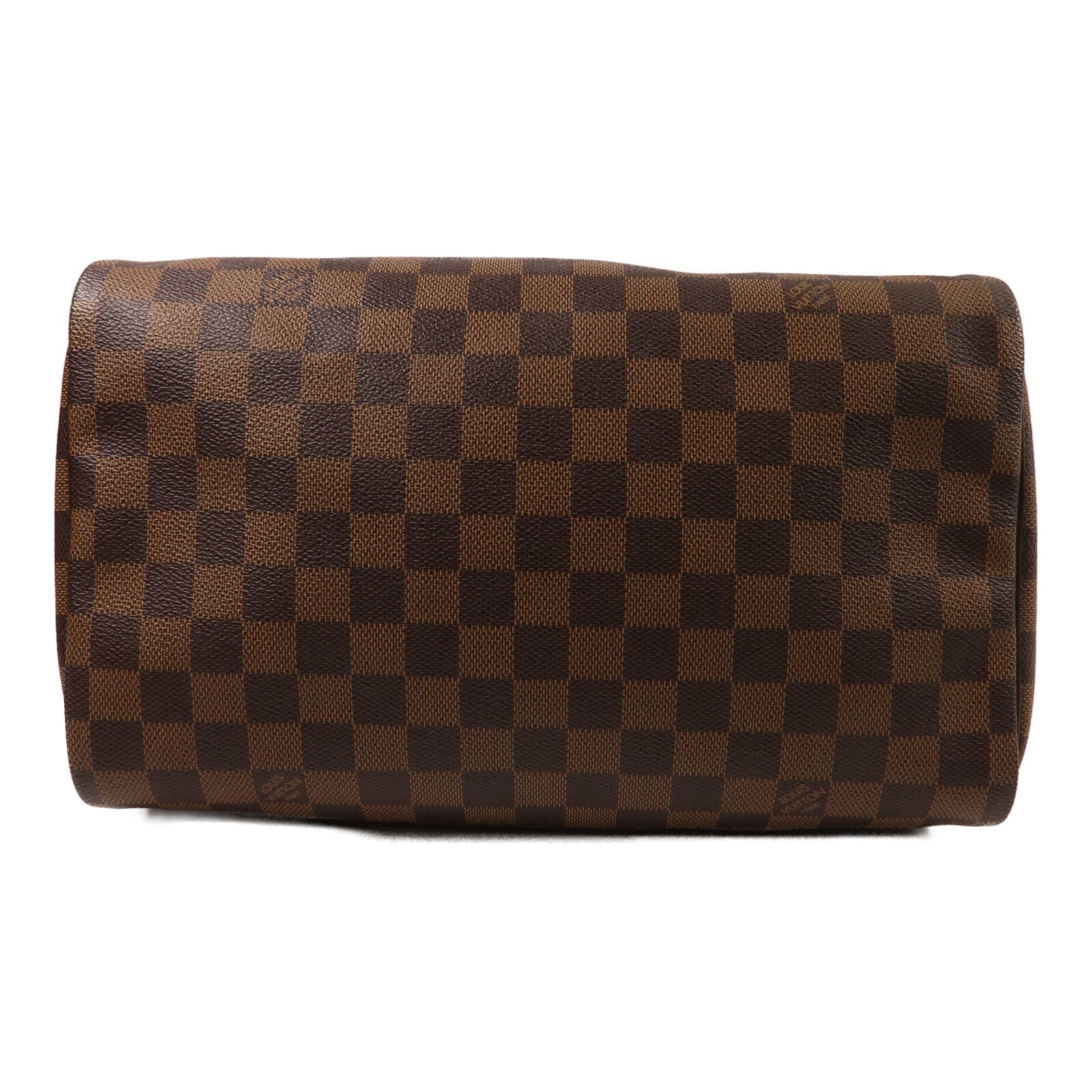 LOUIS VUITTON Damier Speedy 30金扣手挽袋