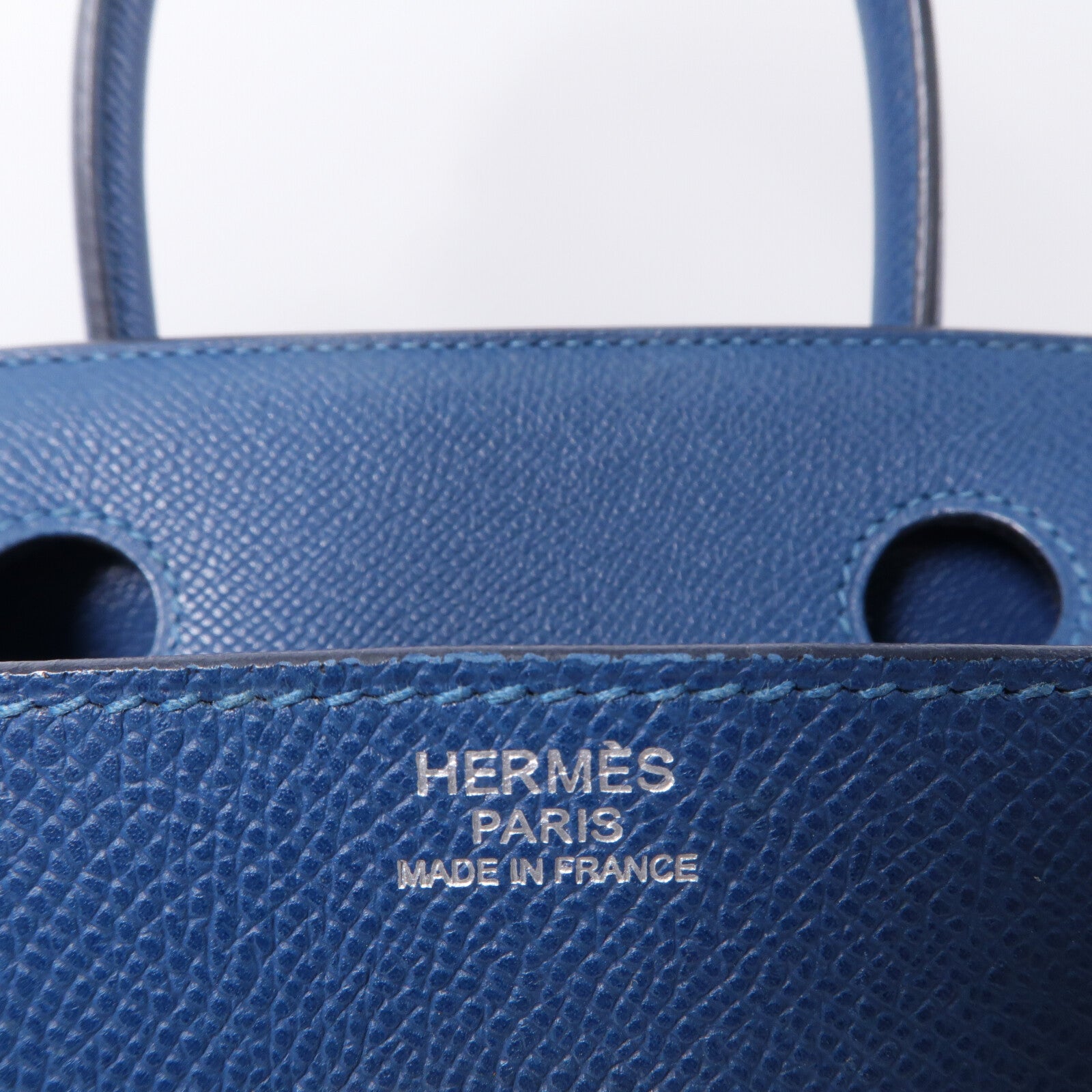 HERMES Epsom皮革Birkin 30手挽袋Cobalt