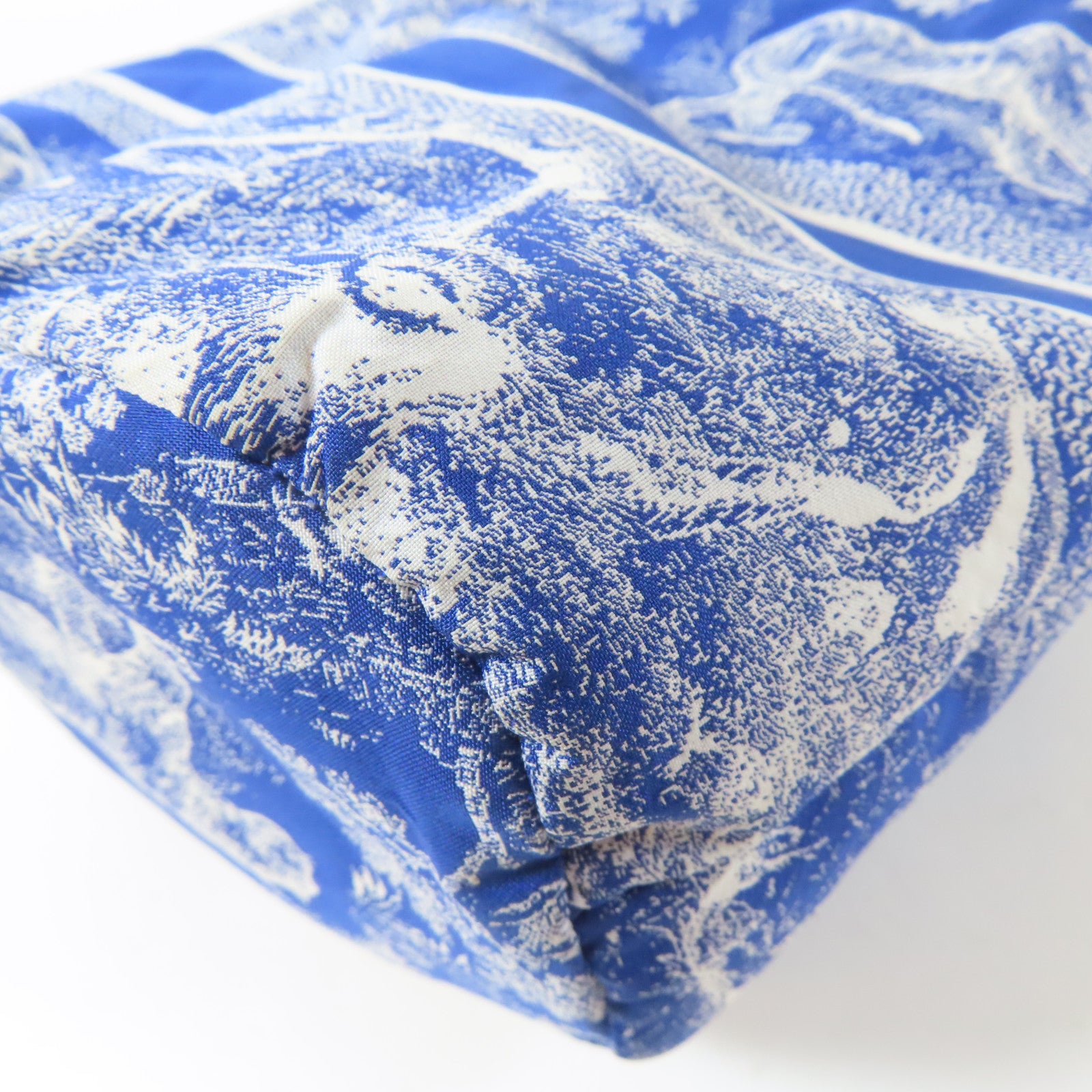 Dior 【激減優惠】帆布Travel Pouch銀扣手挽袋藍色