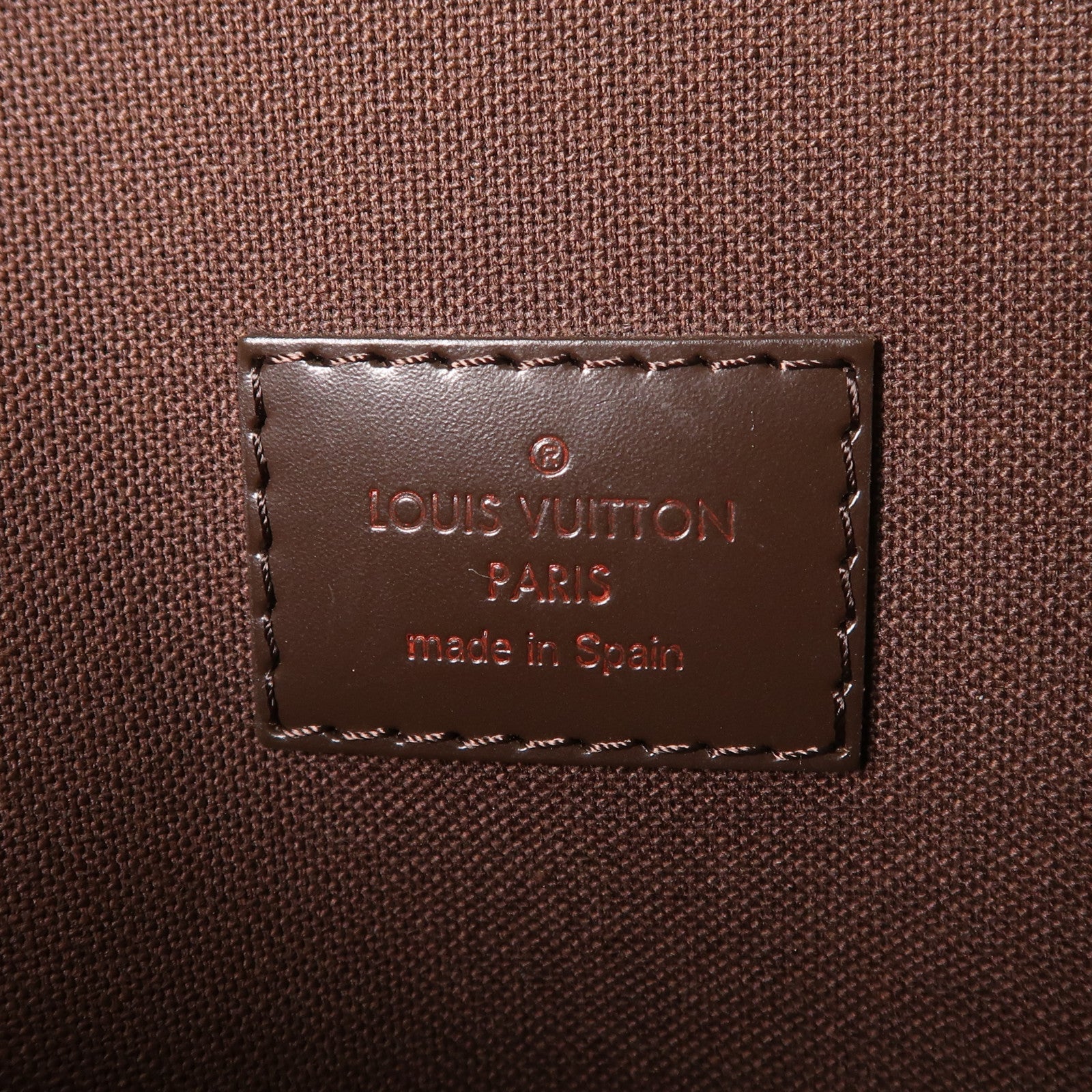 LOUIS VUITTON Damier Beaubourg金扣肩背袋棕色