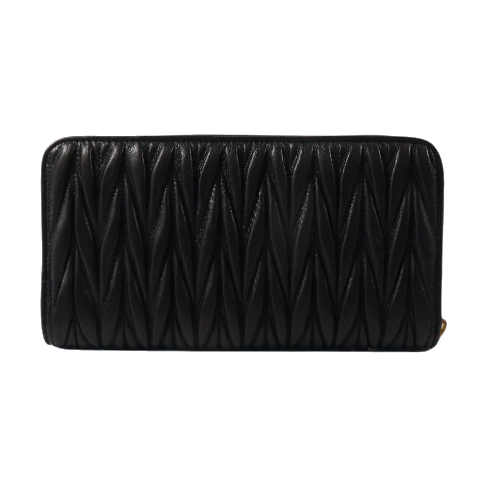 Miu Miu 羊皮皮革Long Wallet金扣長錢包
