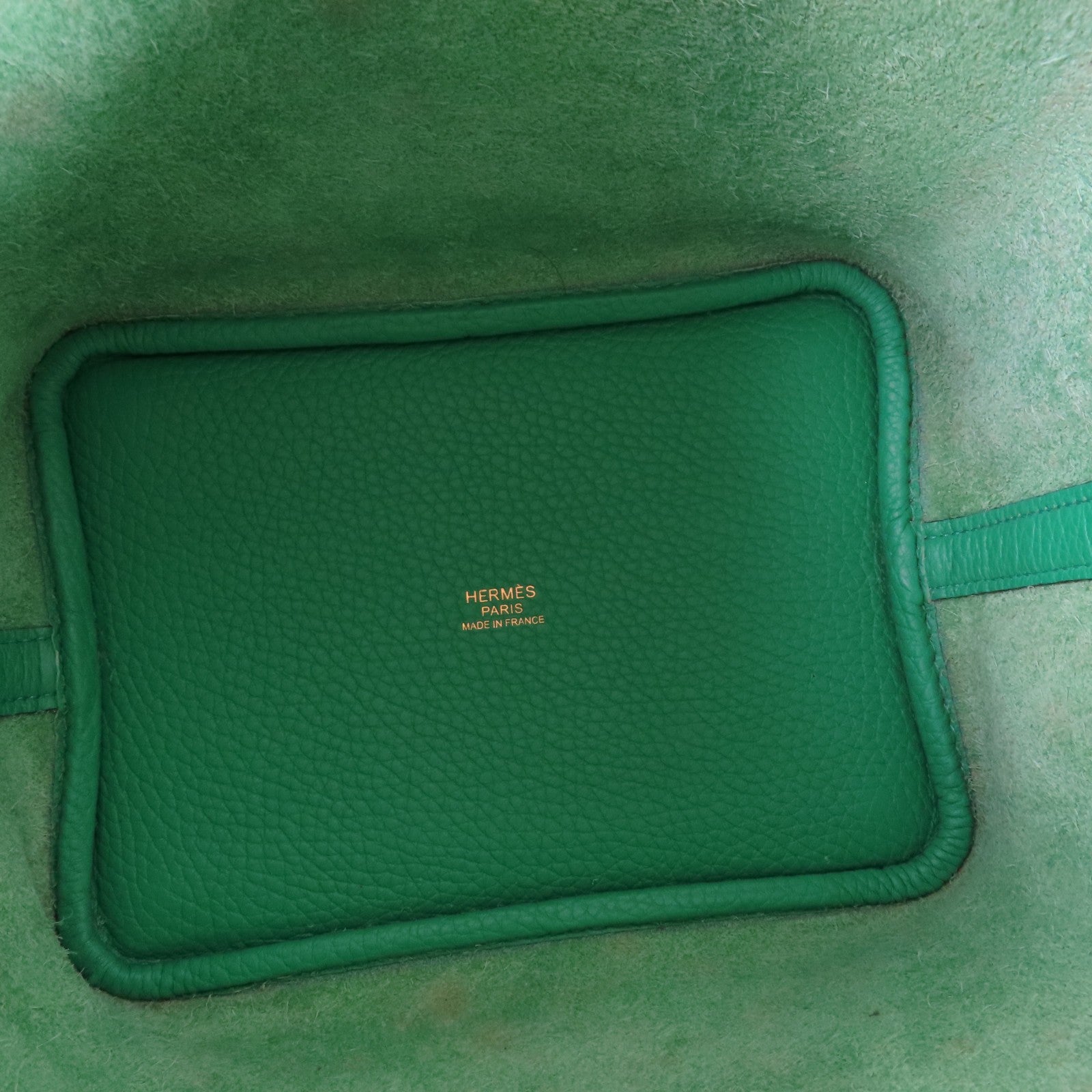 HERMES Clemence皮革Picotin PM Tote Bag金扣手挽袋