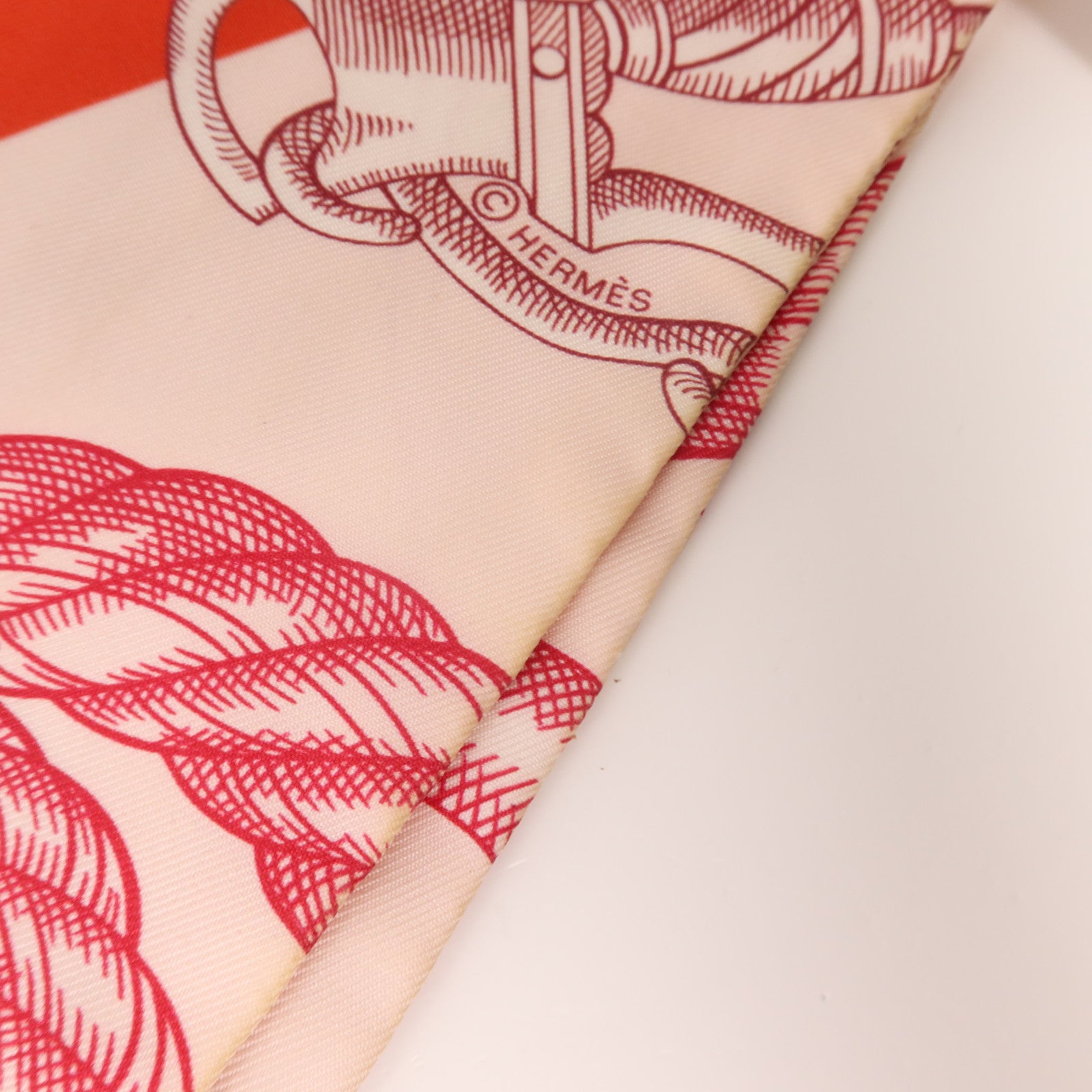 HERMES 絲質Maxi Twilly絲巾