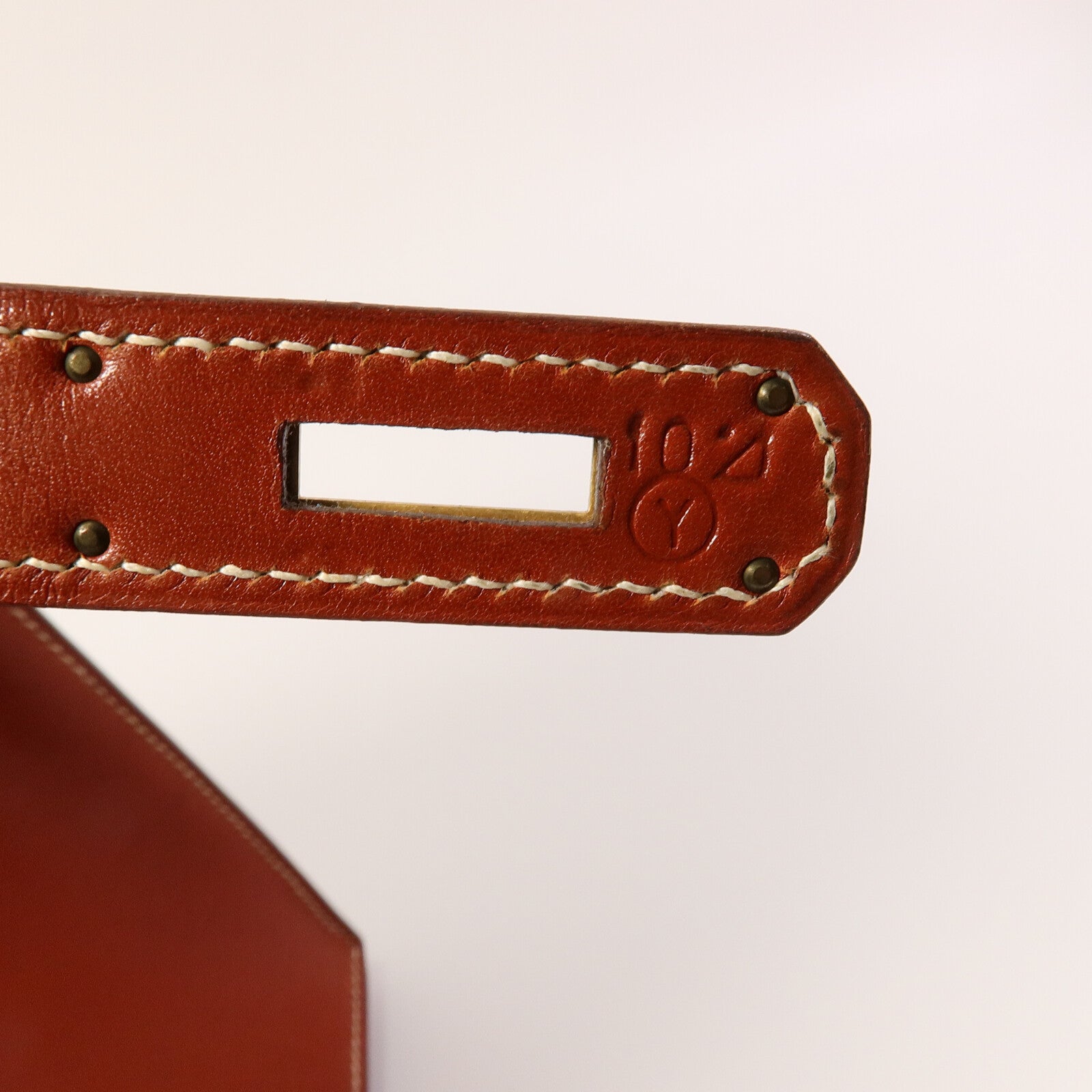 HERMES Box皮革Kelly 32手挽袋