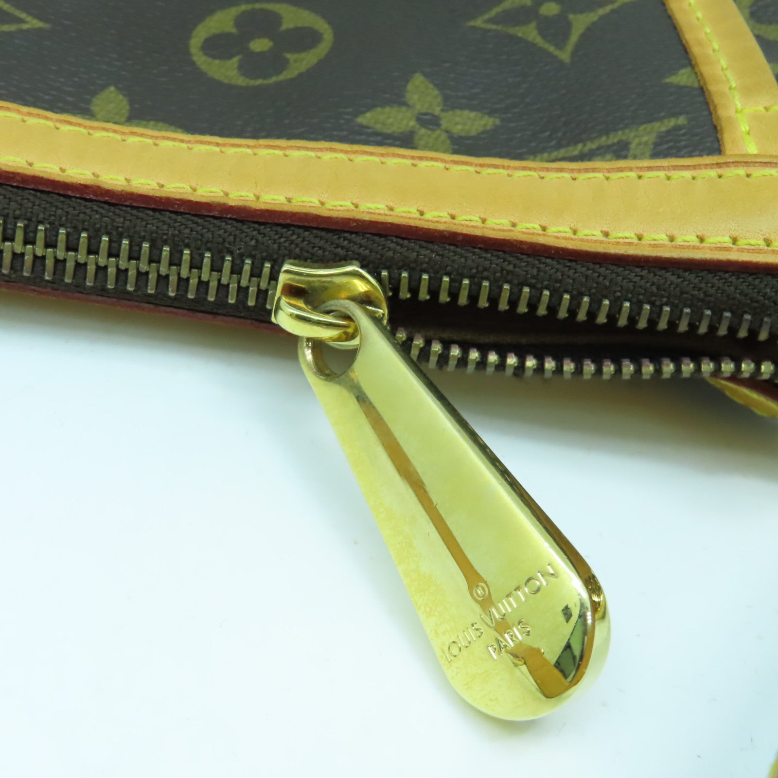 LOUIS VUITTON Monogram Tulum GM金扣肩背袋啡色