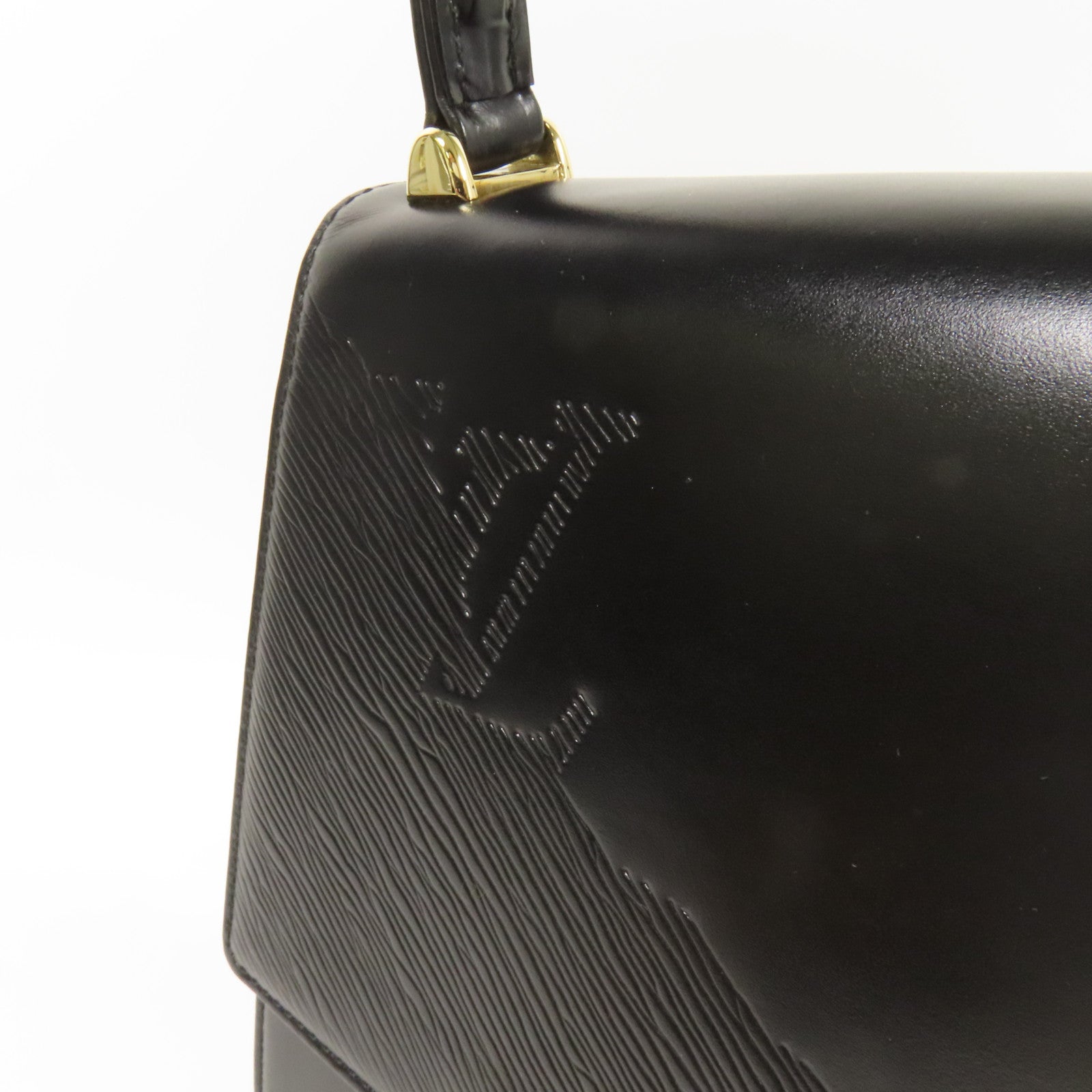 LOUIS VUITTON Epi Athens金扣手挽袋