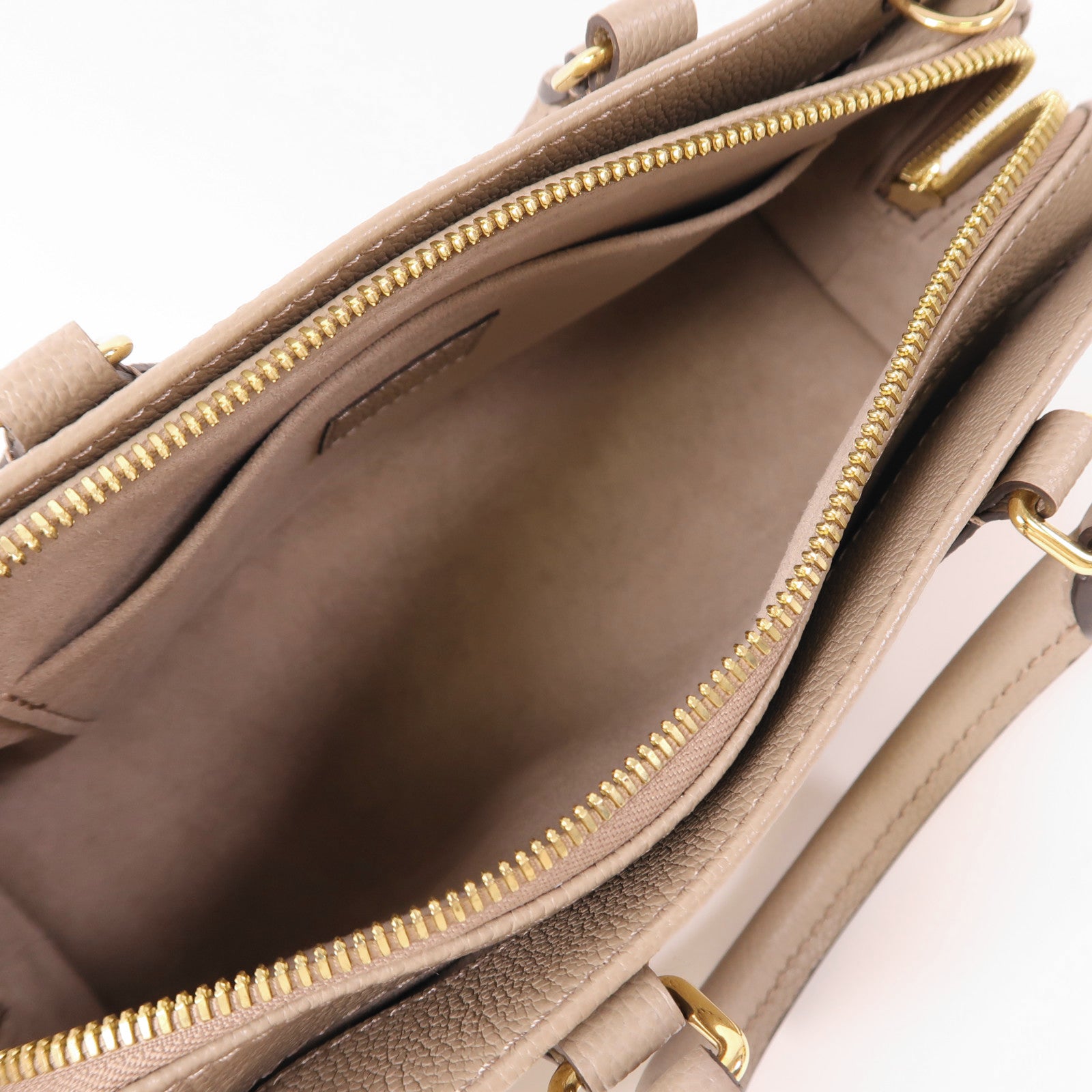 LOUIS VUITTON Monogram Empreinte On The Go East West金扣手挽肩背兩用袋
