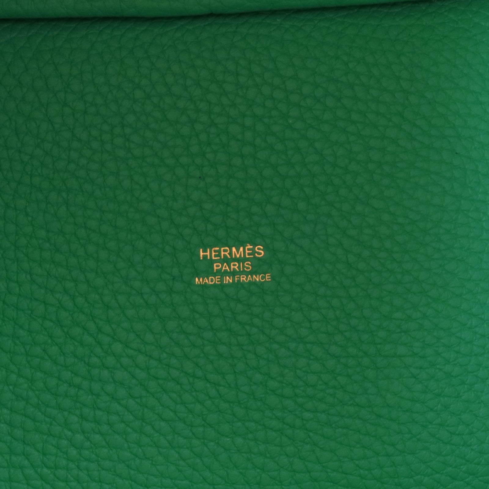 HERMES Clemence皮革Picotin PM Tote Bag金扣手挽袋