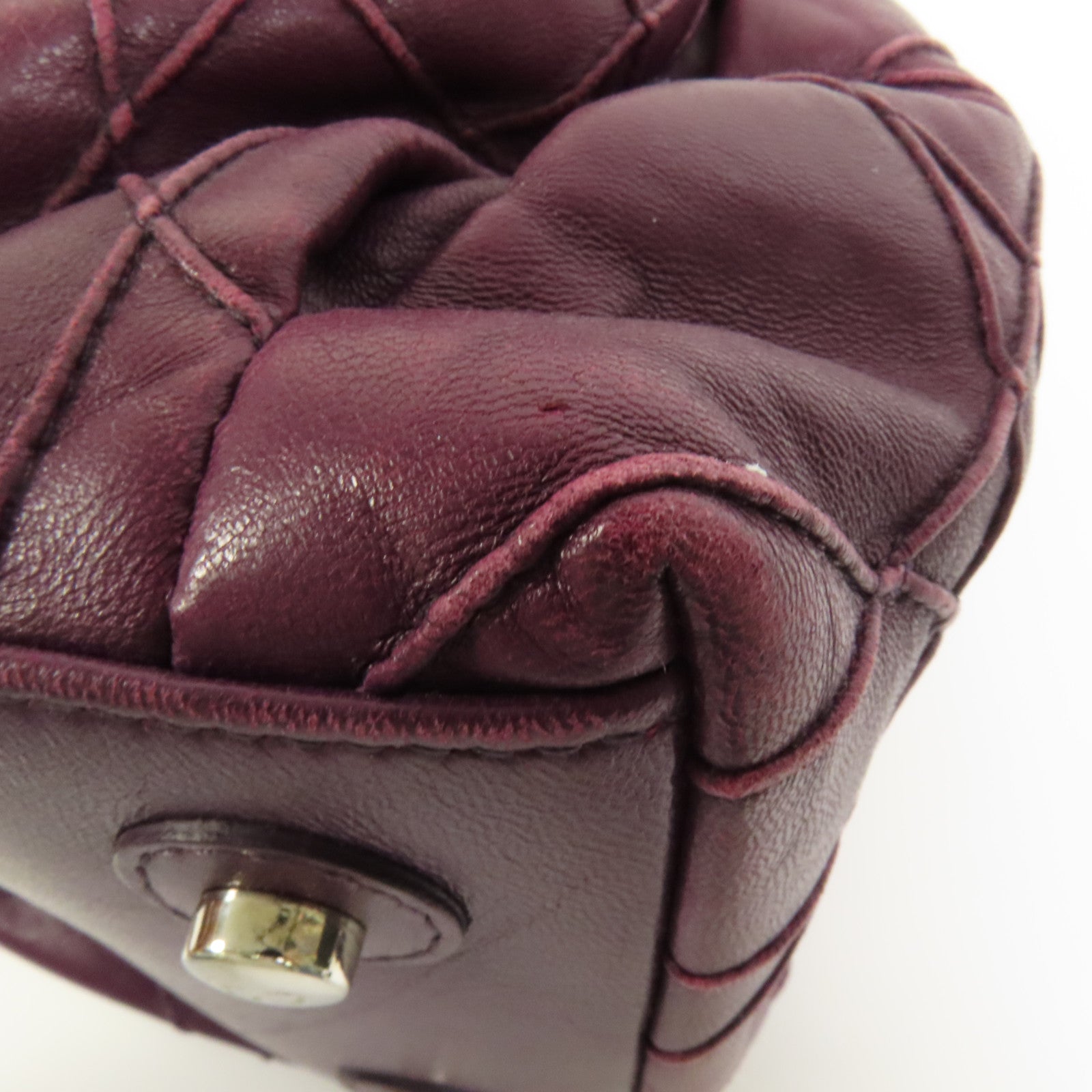 Dior 牛皮皮革Cannage銀扣肩背袋