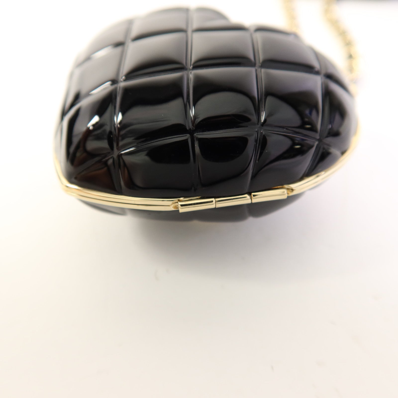 CHANEL PVC/金屬/皮革Heart Charm With Chain金扣掛飾
