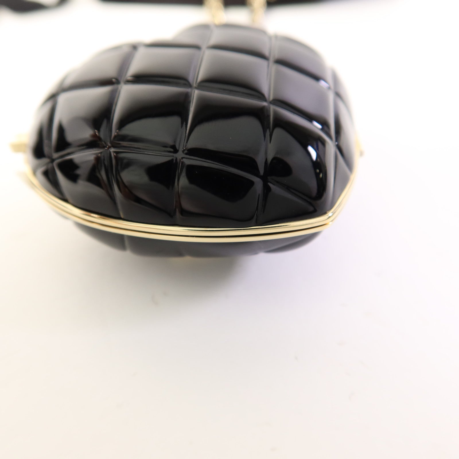 CHANEL PVC/金屬/皮革Heart Charm With Chain金扣掛飾