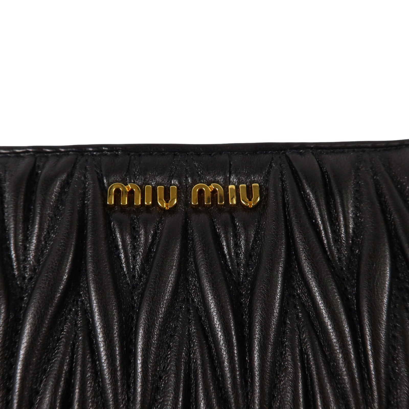 Miu Miu 羊皮皮革Long Wallet金扣長錢包