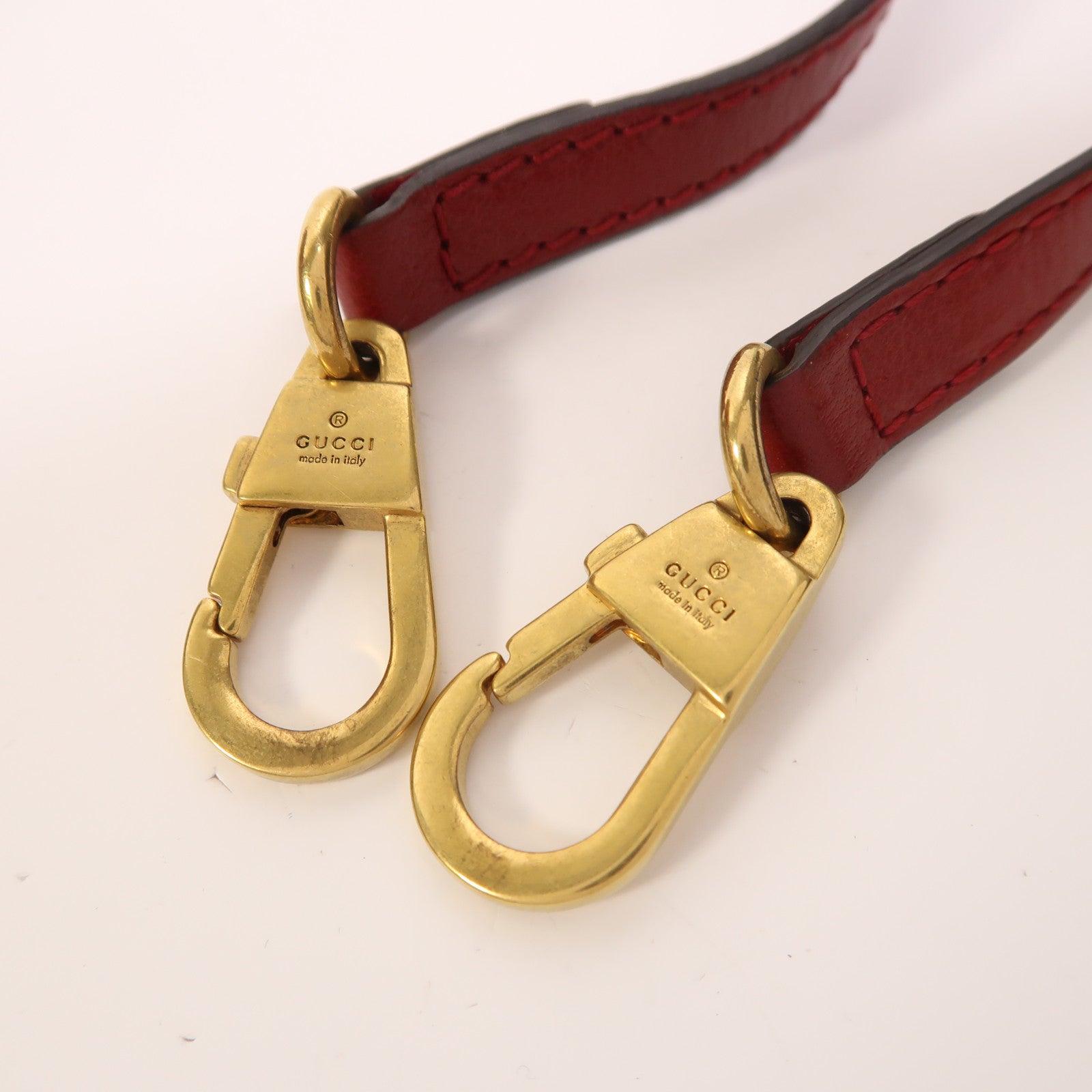 GUCCI 牛皮皮革Liber金扣手挽肩背兩用袋