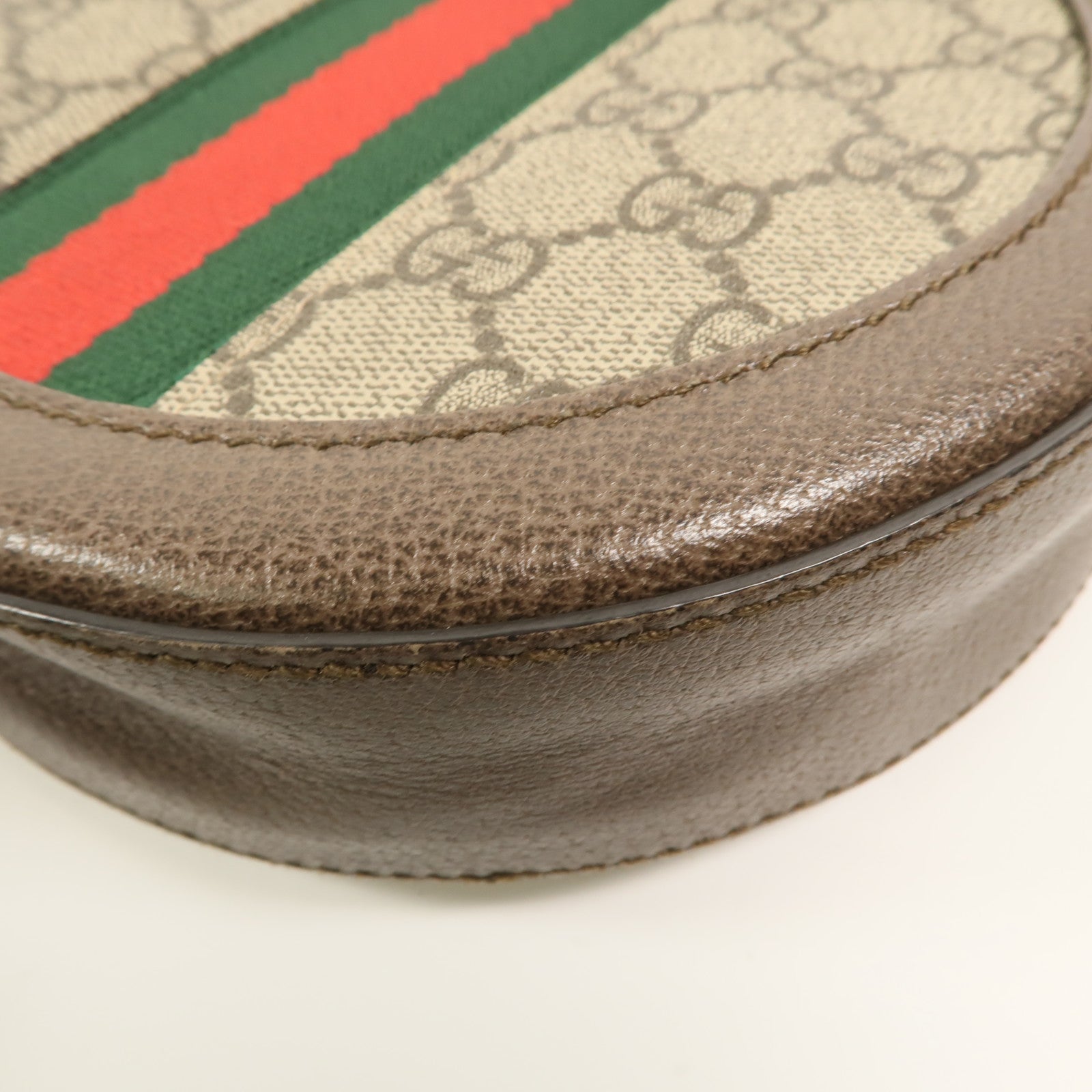 GUCCI 塗層帆布Ophidia鏈帶肩背袋