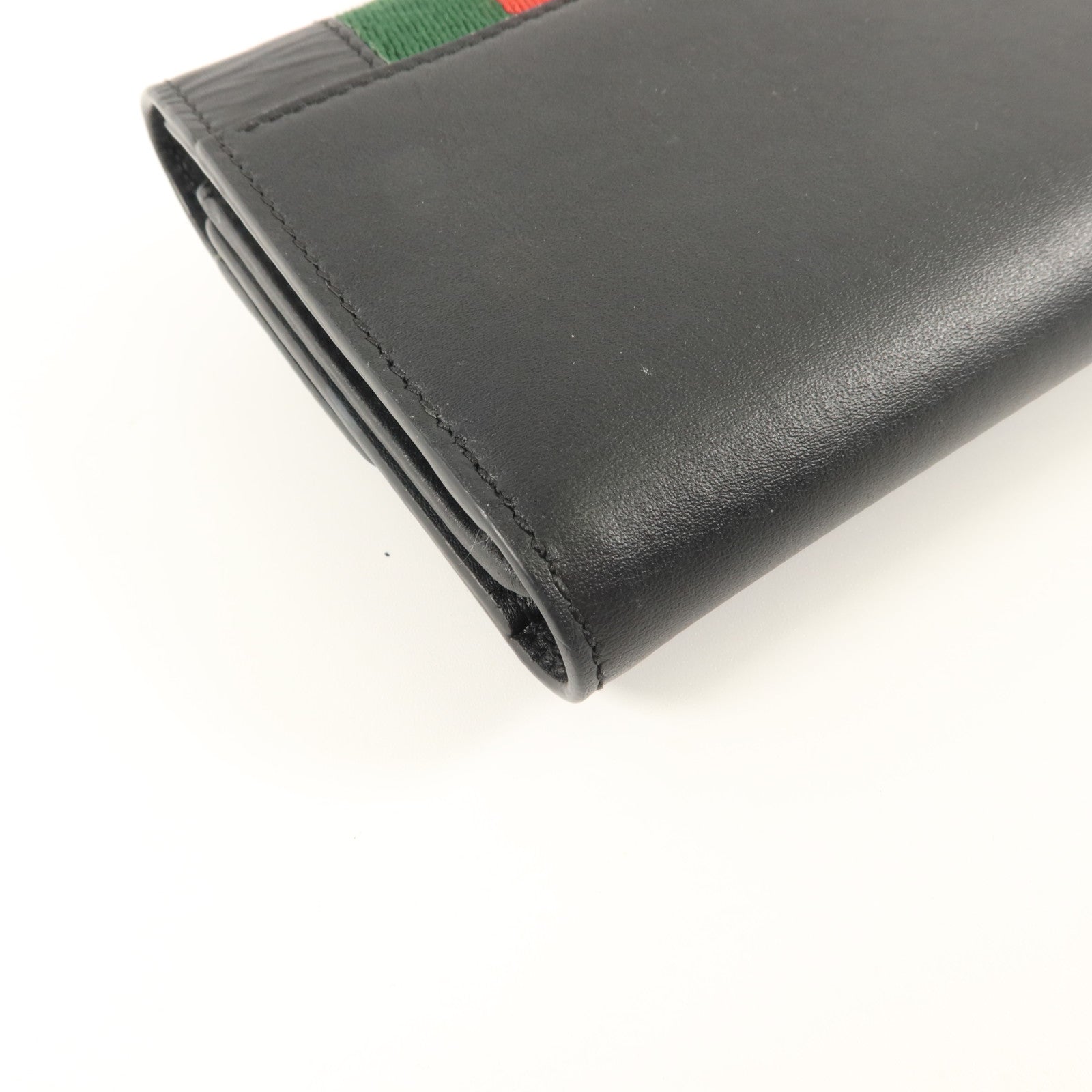 GUCCI 牛皮皮革Trifold Wallet錢包
