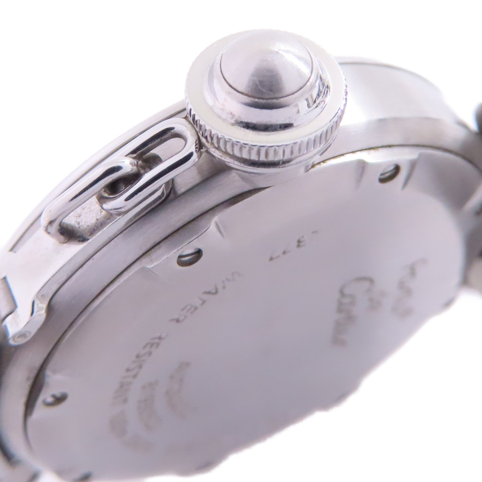 CARTIER Pasha C Watch不鏽鋼自動機芯手錶銀灰色