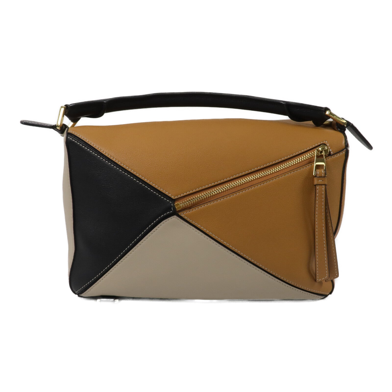 LOEWE 牛皮皮革Puzzle Medium手挽肩背兩用袋