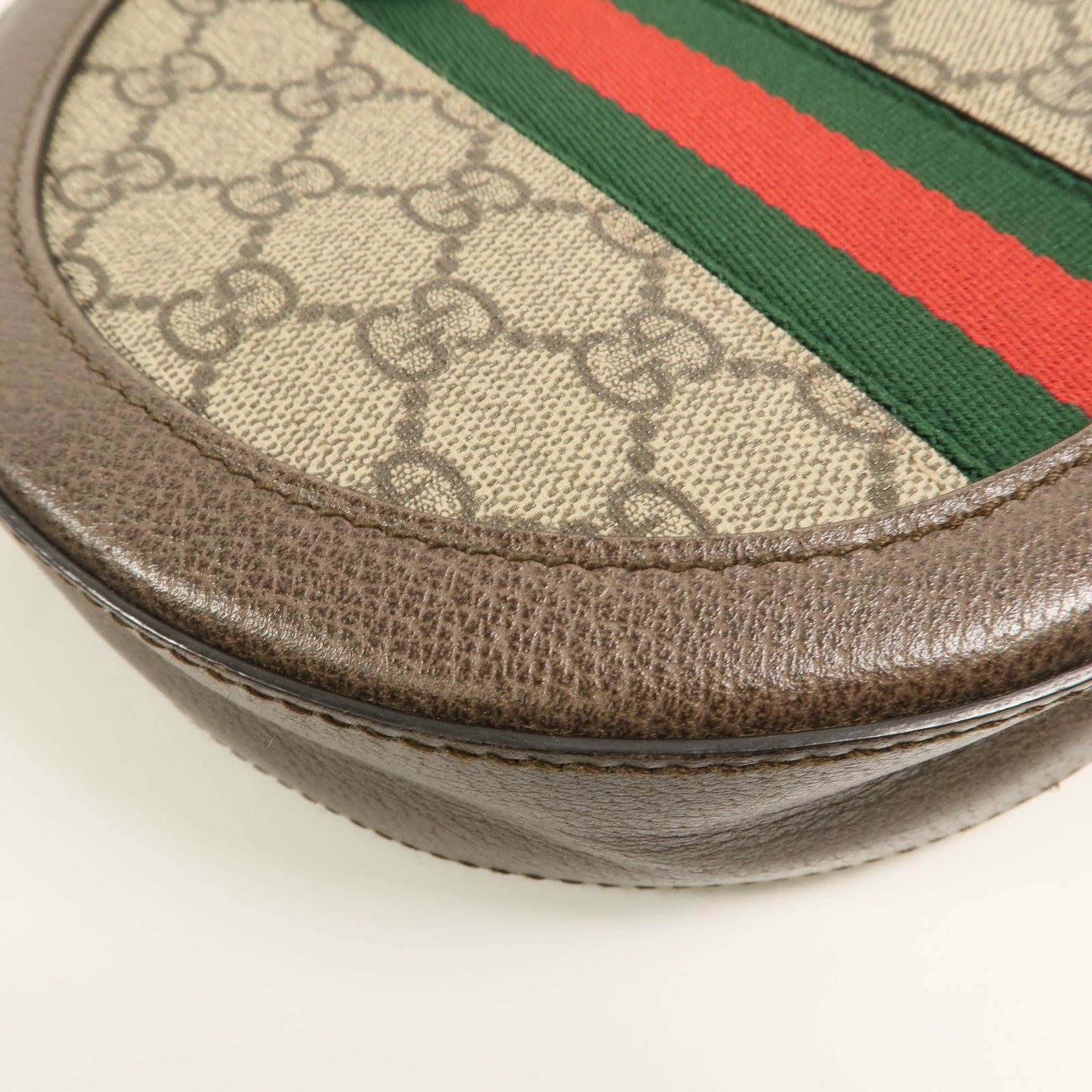 GUCCI 塗層帆布Ophidia鏈帶肩背袋