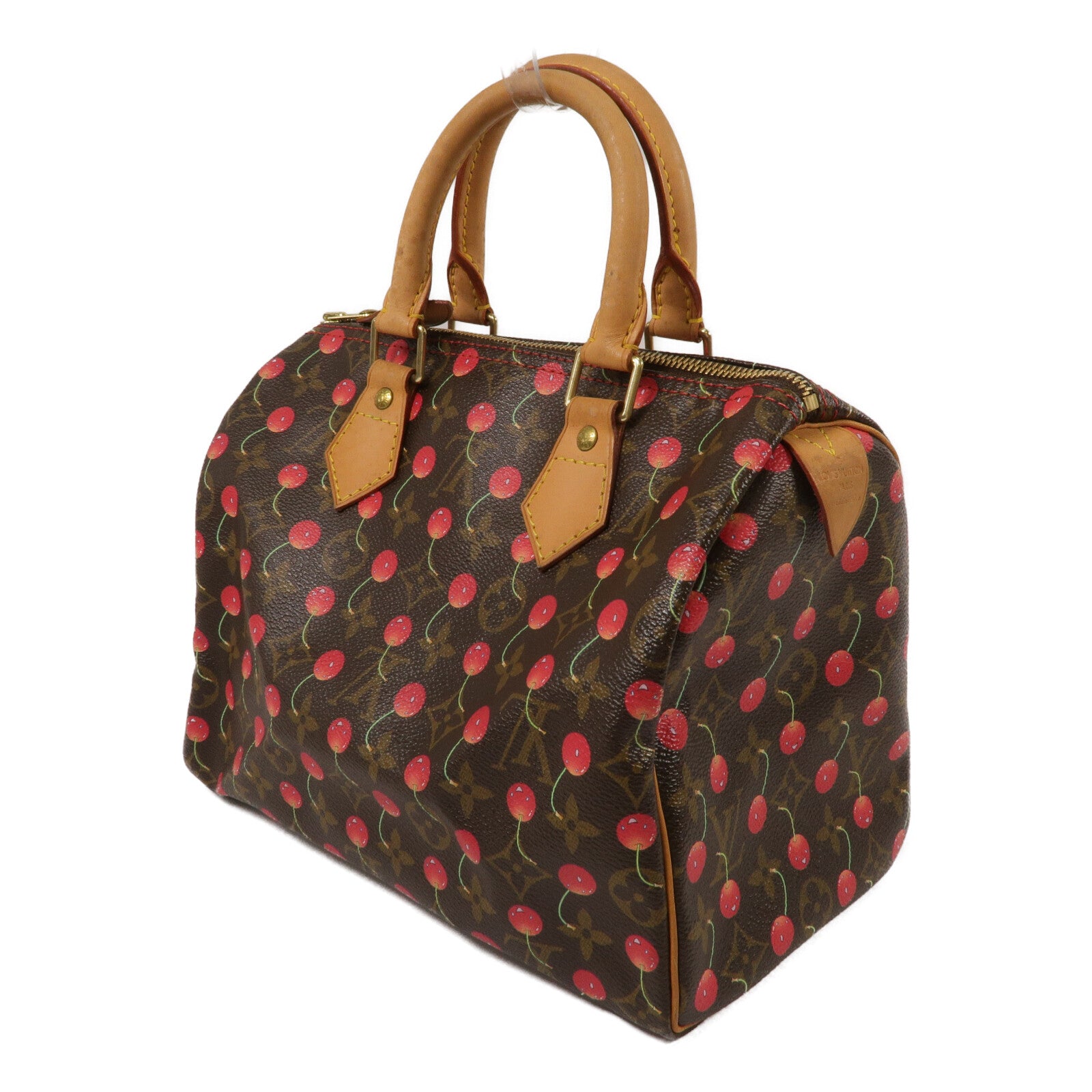 LOUIS VUITTON Monogram-Cherry Cherry Speedy 25手挽袋