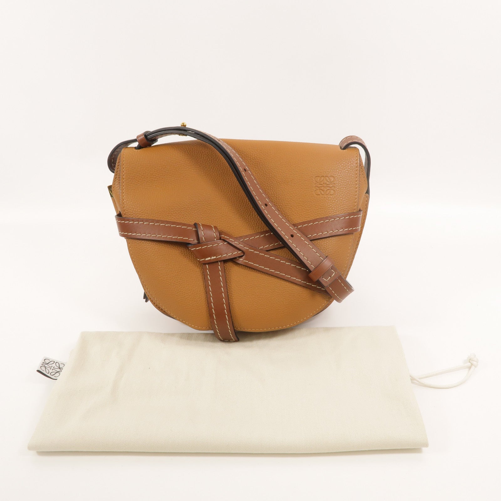 LOEWE 牛皮皮革Gate Small肩背袋