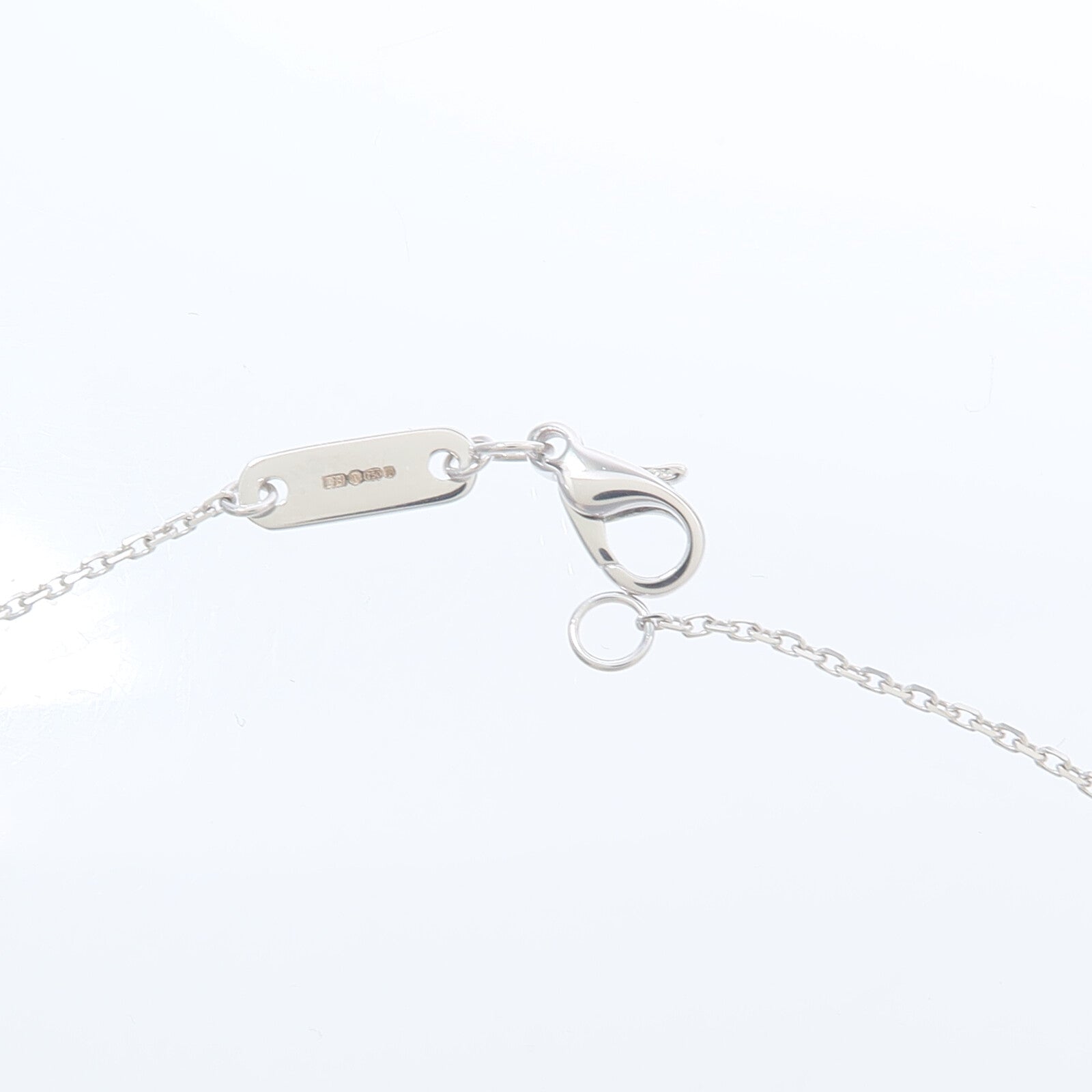 JEWELRY 18K白金De Beers Lotus鑽石項鍊