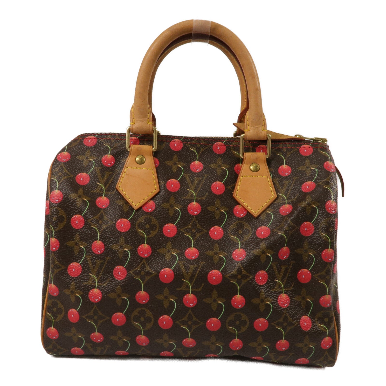 LOUIS VUITTON Monogram-Cherry Cherry Speedy 25手挽袋