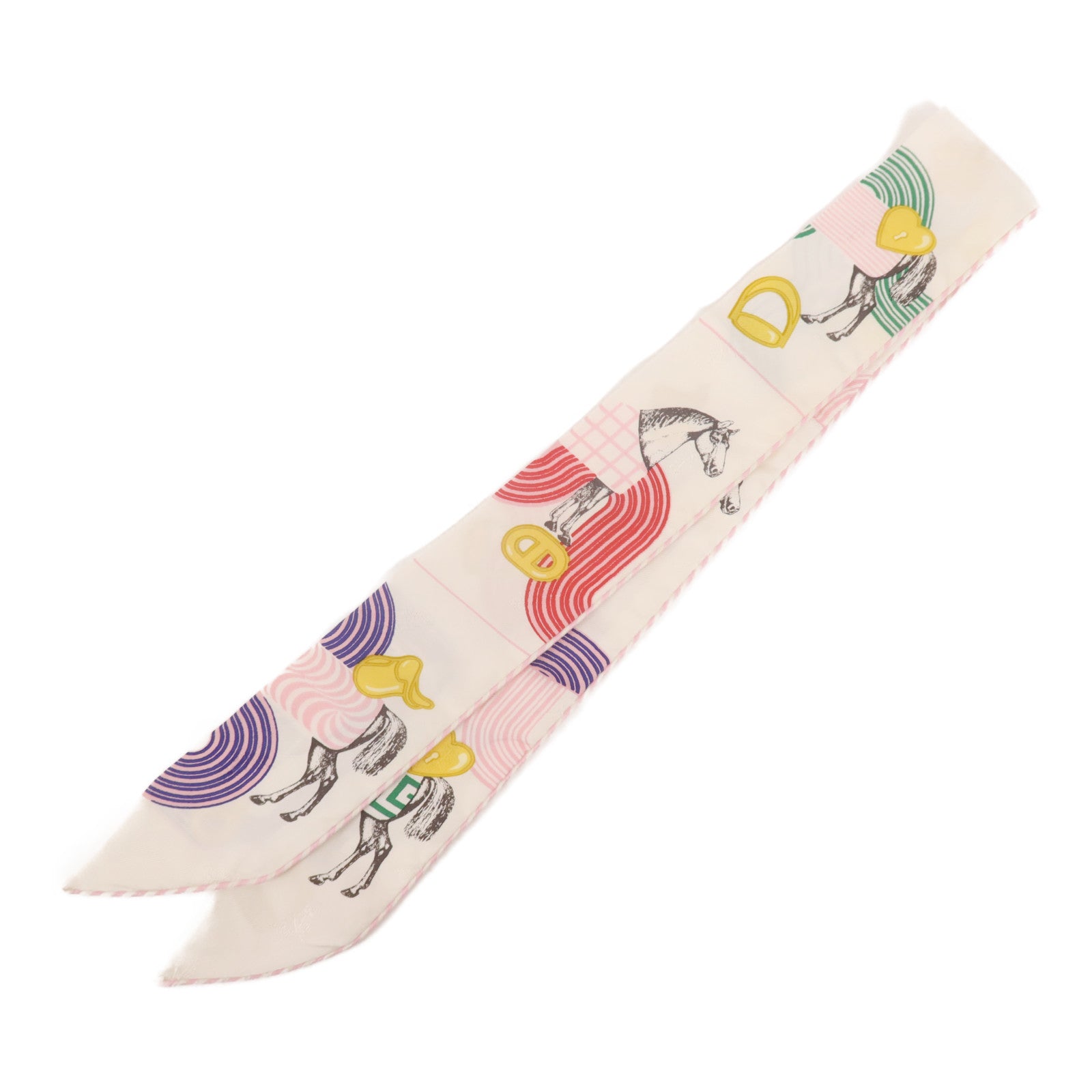 HERMES 絲質Twilly絲巾