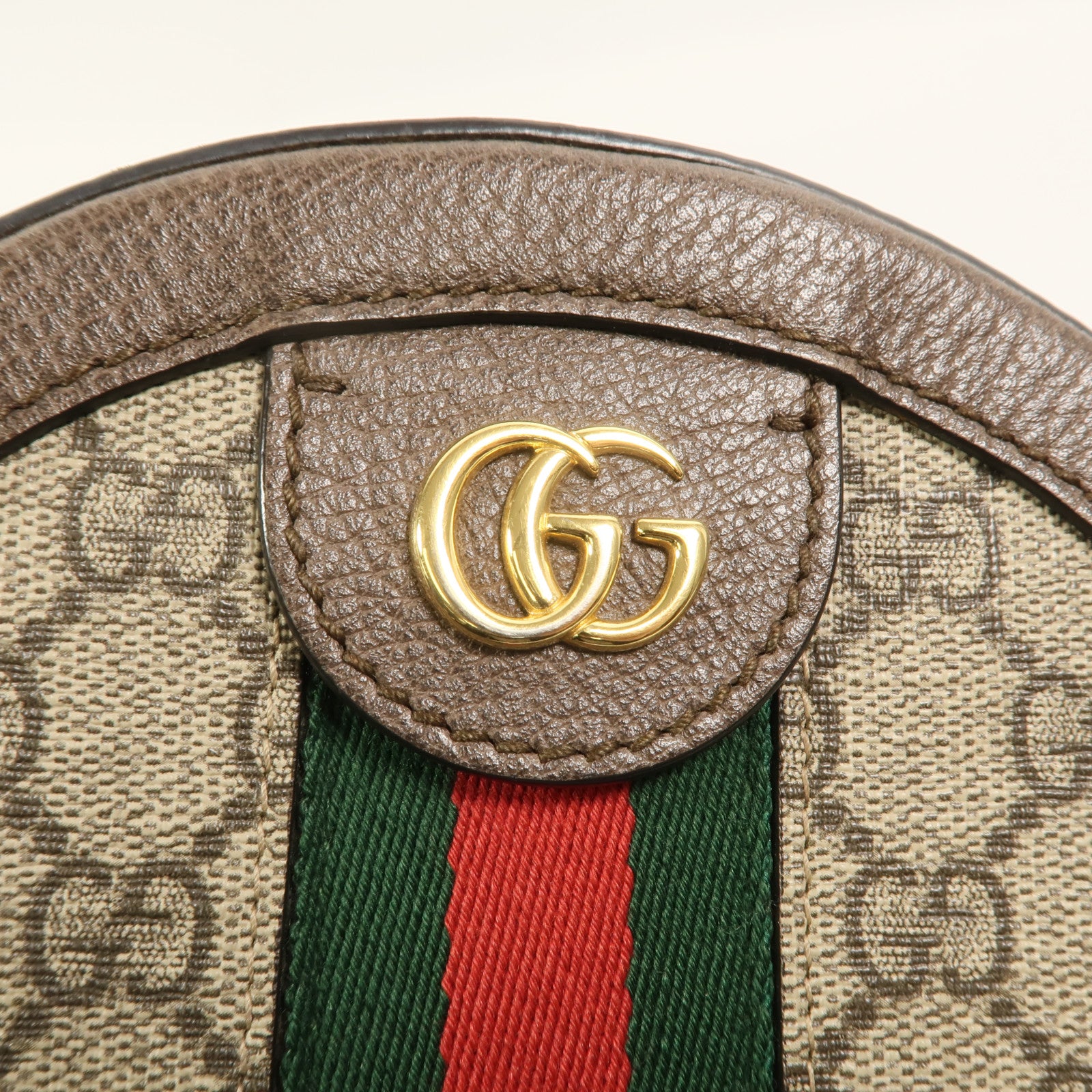 GUCCI 塗層帆布Ophidia鏈帶肩背袋