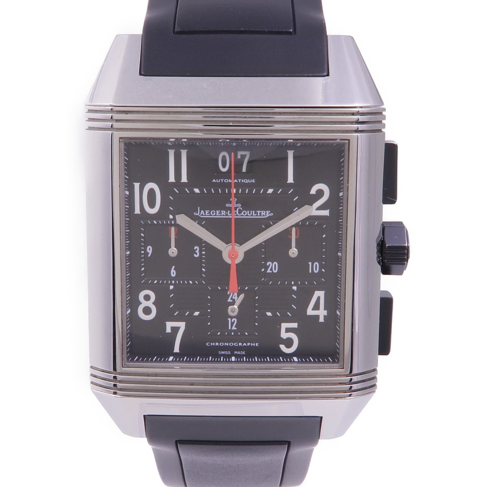 JAEGER-LECOULTRE Reverso Squadra Chronograph Q7018420 Watch Rubber Belt