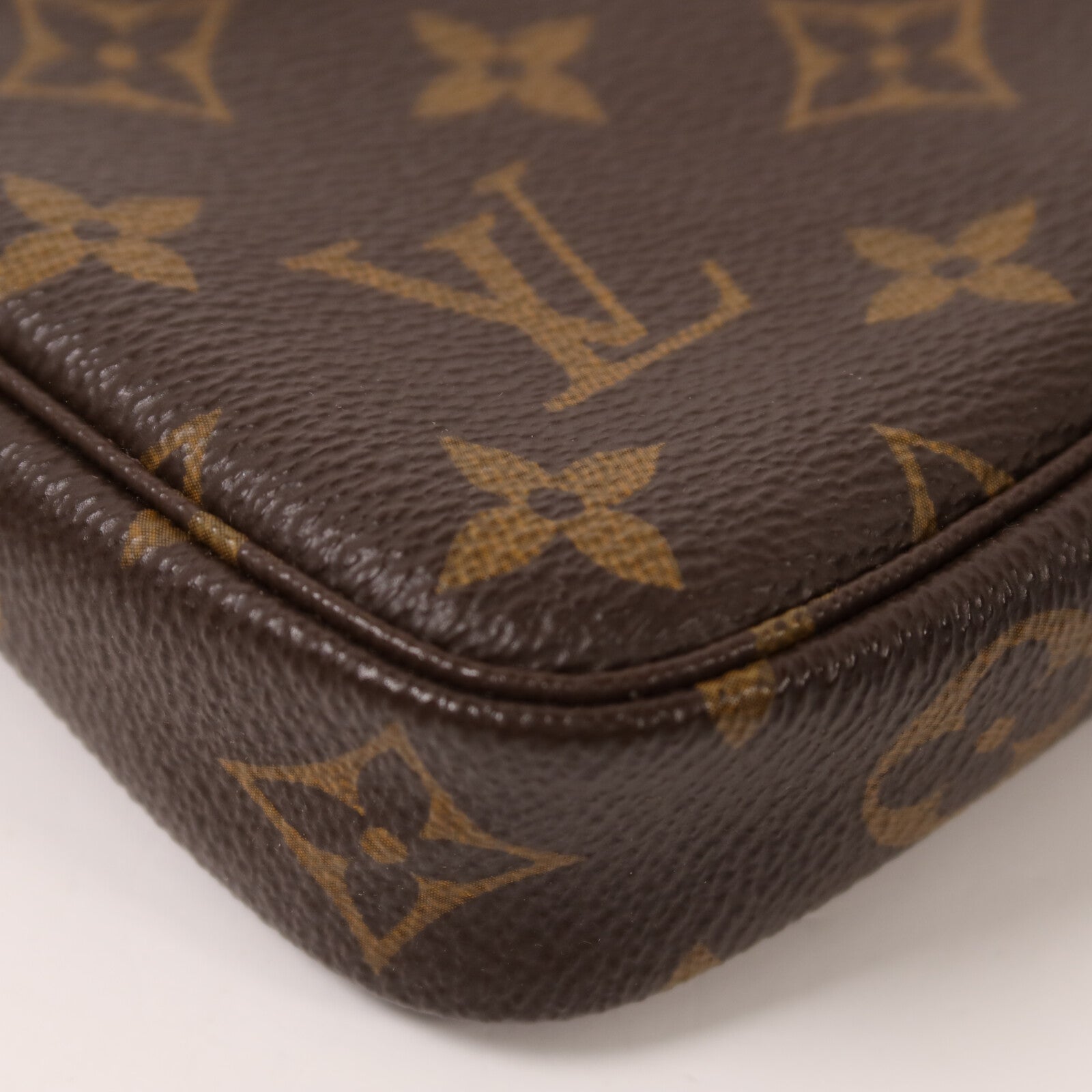 LOUIS VUITTON Monogram Mini Pochette Accessoires鏈帶手挽袋