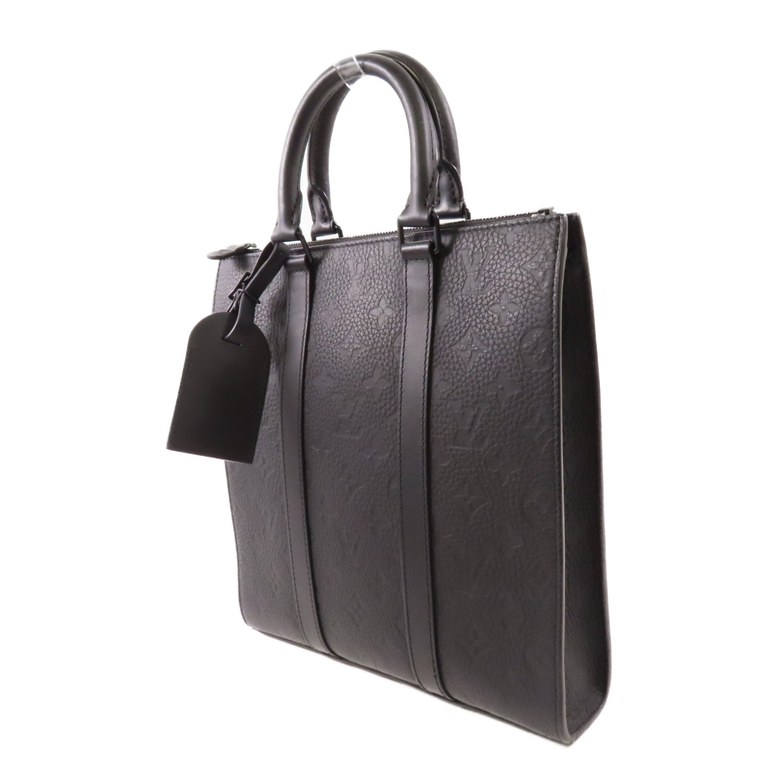 LOUIS VUITTON 【激減優惠】Monogram Taurillon Sac Plat Cross手挽肩背兩用袋