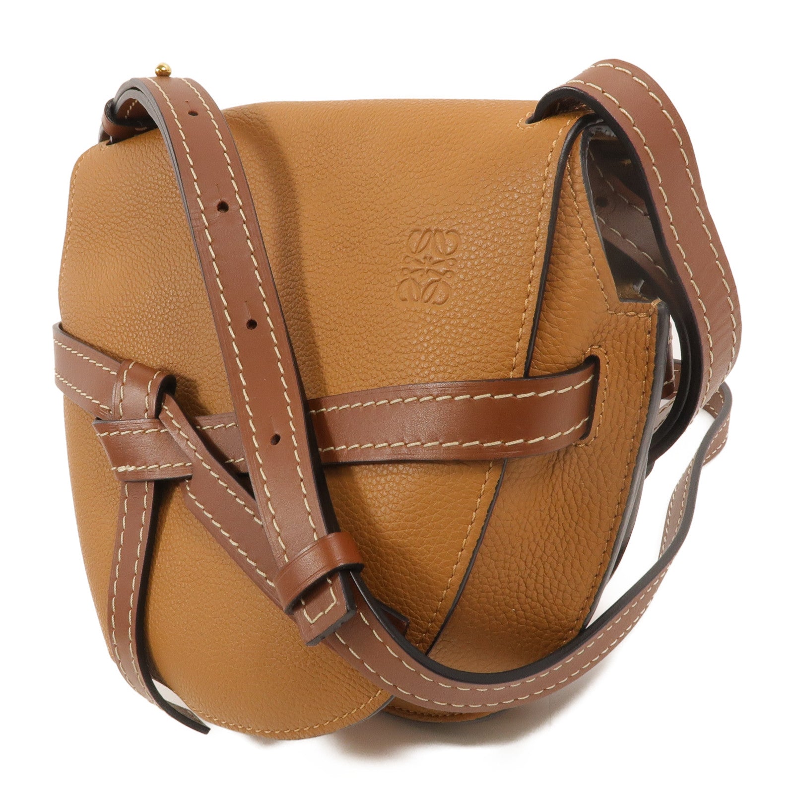 LOEWE 牛皮皮革Gate Small肩背袋