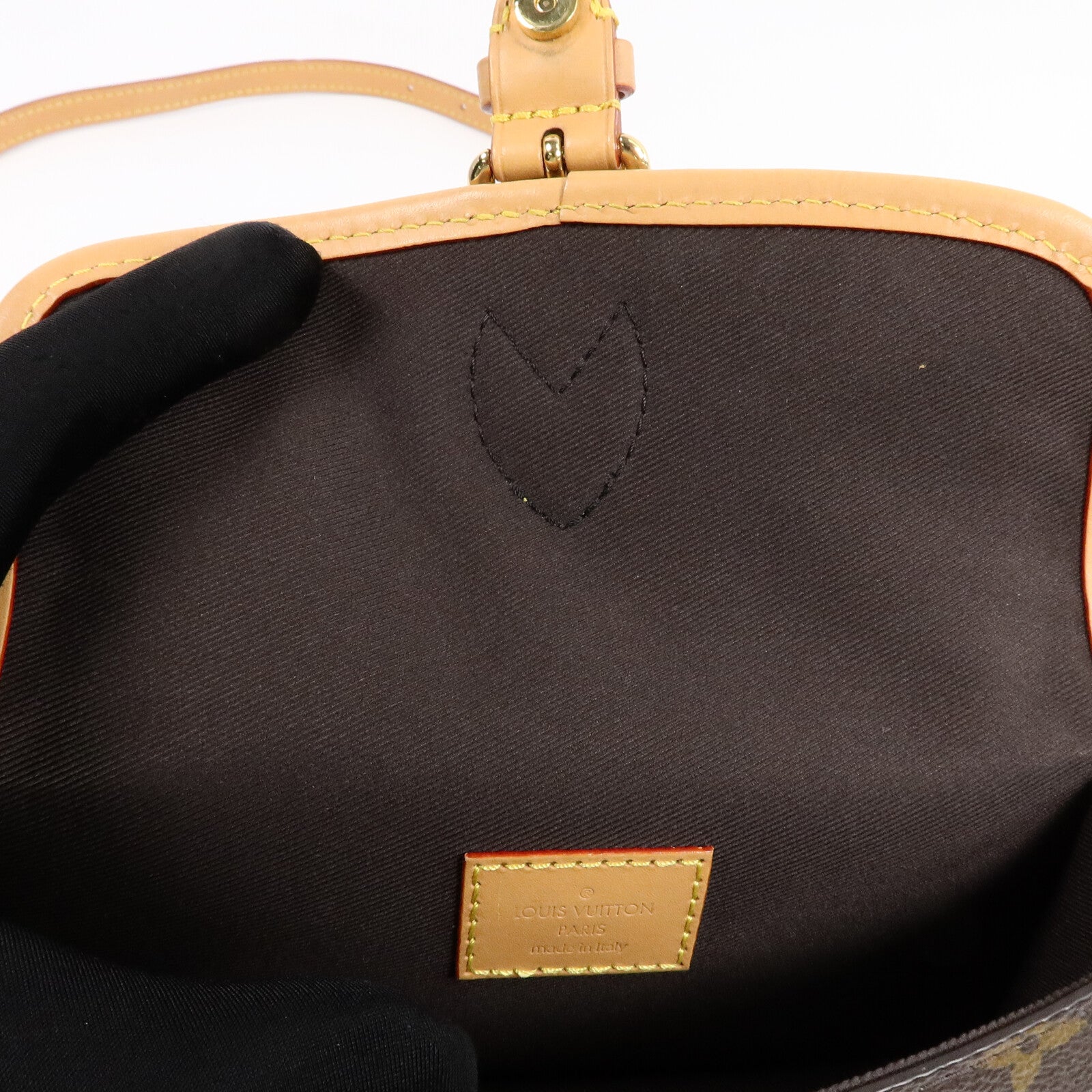 LOUIS VUITTON Monogram Nano Diane金扣手挽肩背兩用袋