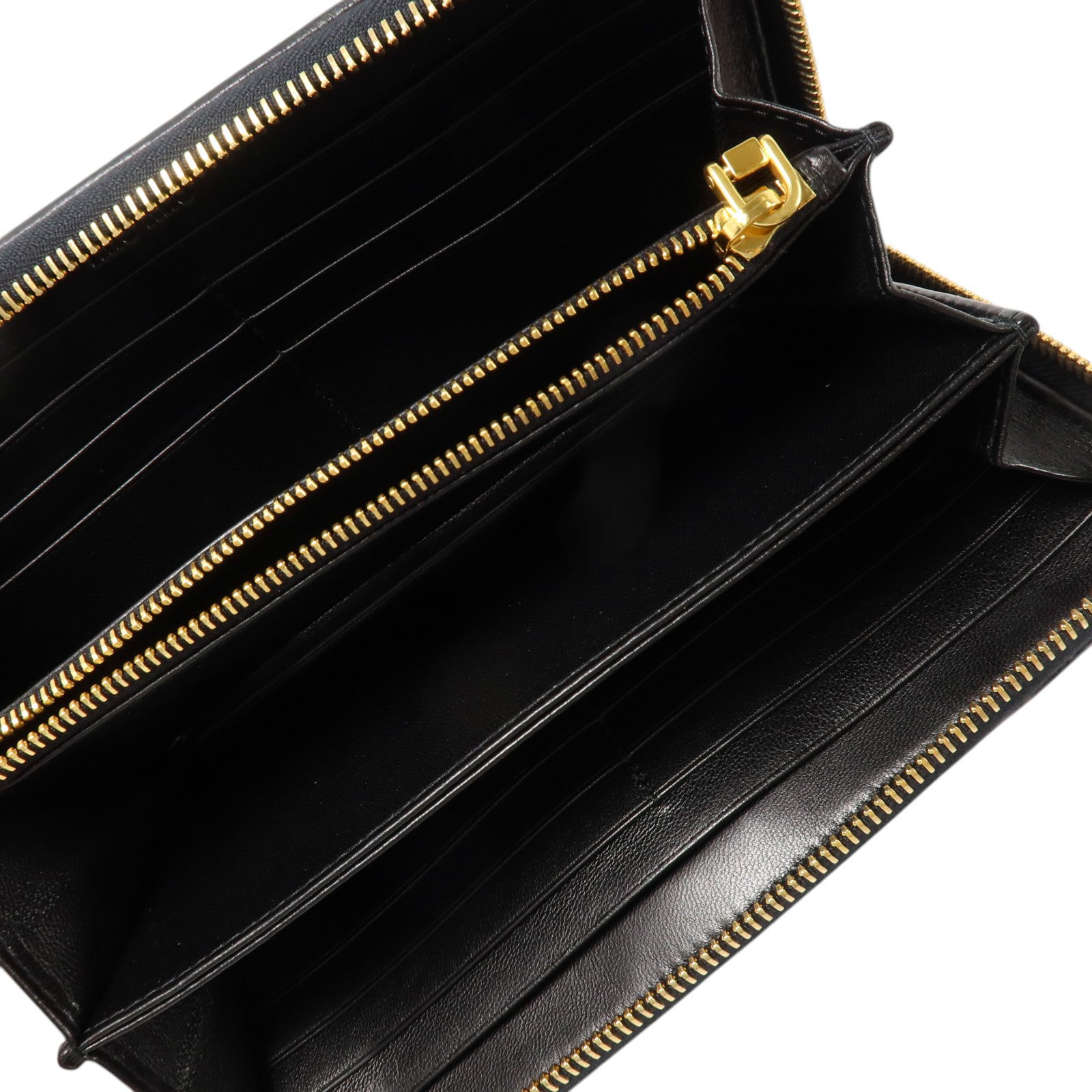 Miu Miu 羊皮皮革Long Wallet金扣長錢包