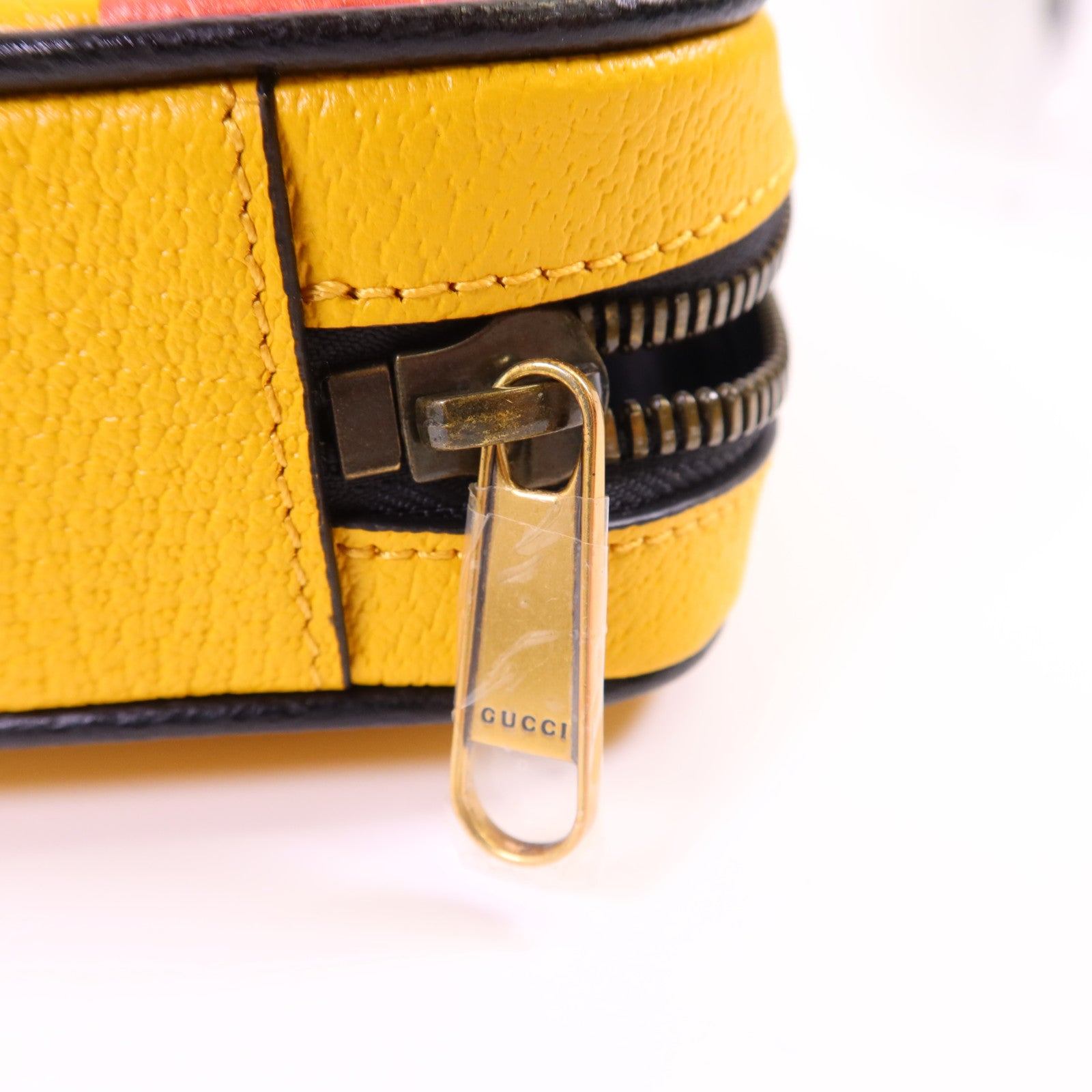 GUCCI 【激減優惠】皮革100th Anniversary Belt Bag金扣腰包