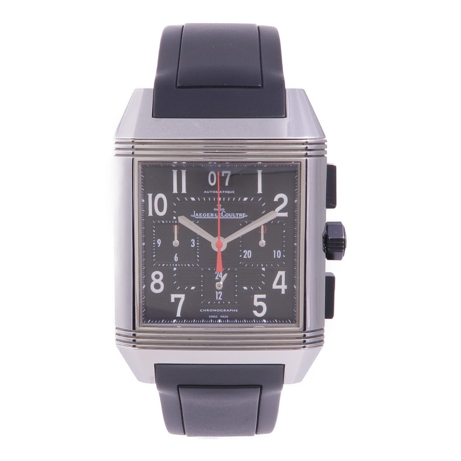 JAEGER-LECOULTRE Reverso Squadra Chronograph Q7018420 Watch Rubber Belt