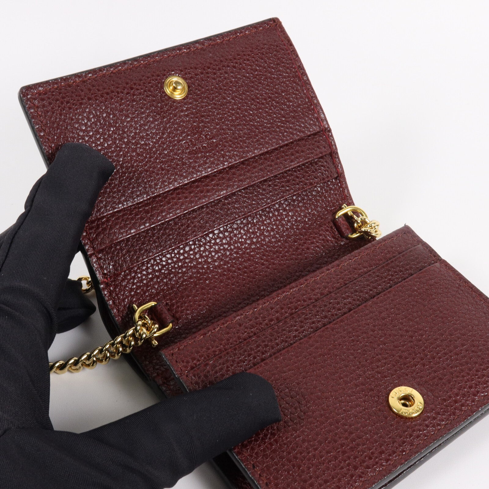 GUCCI 牛皮皮革Zumi Wallet錢包