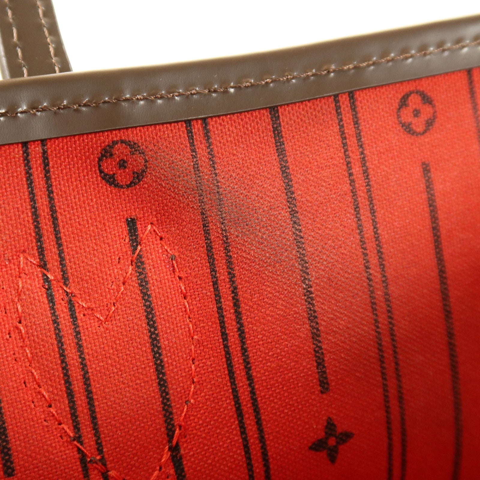 LOUIS VUITTON Damier Neverfull MM金扣手挽袋/肩背袋