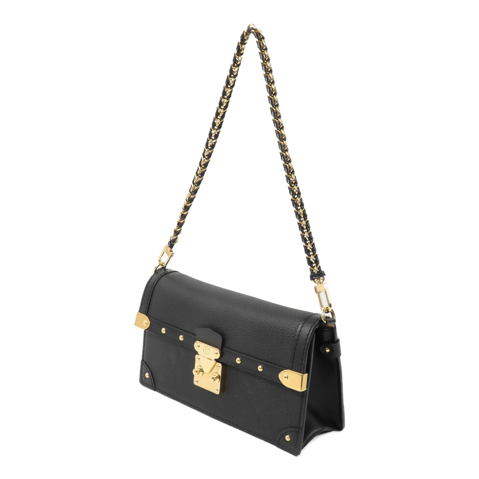 LOUIS VUITTON 牛皮皮革Trunk鏈帶手挽肩背兩用袋