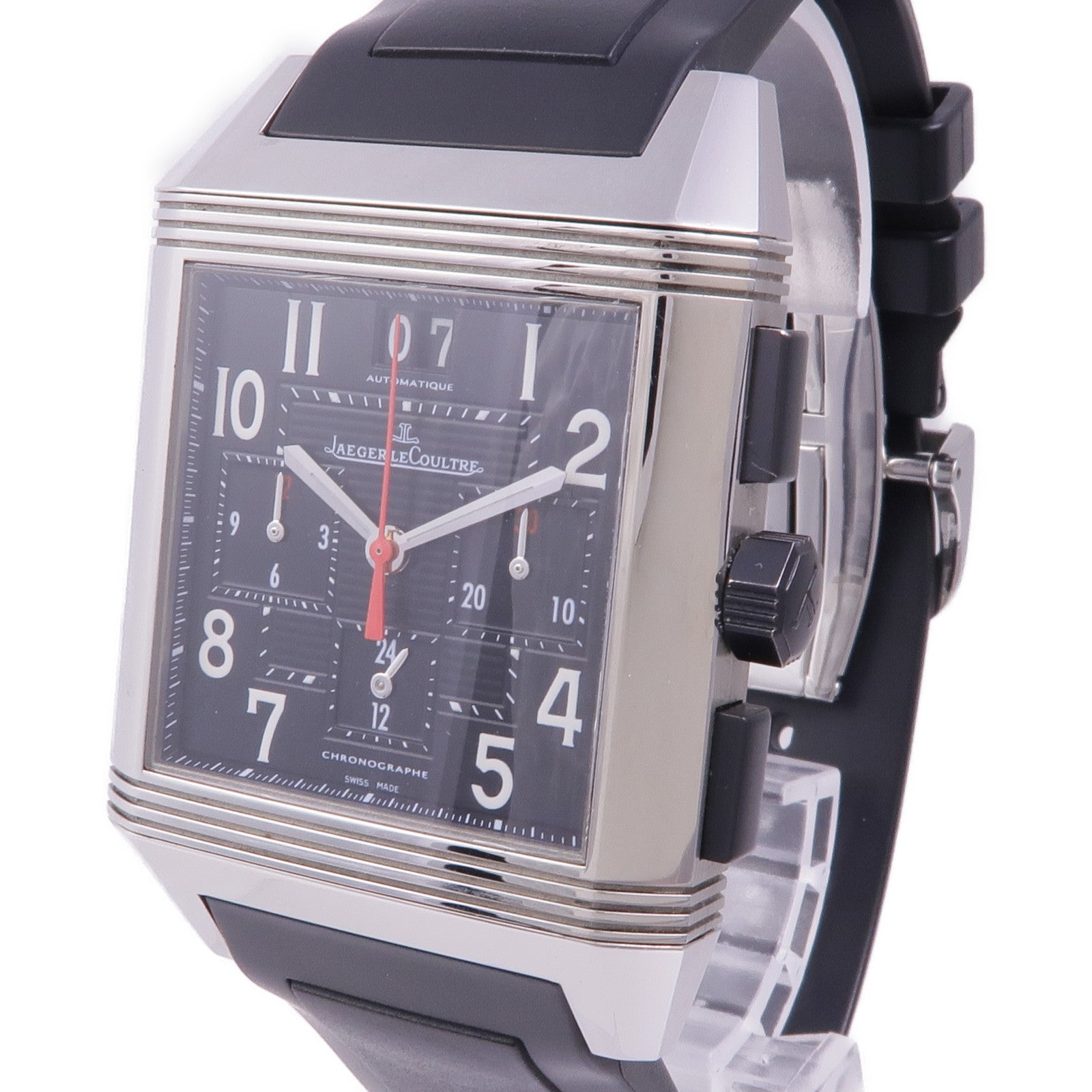 JAEGER-LECOULTRE Reverso Squadra Chronograph Q7018420 Watch Rubber Belt