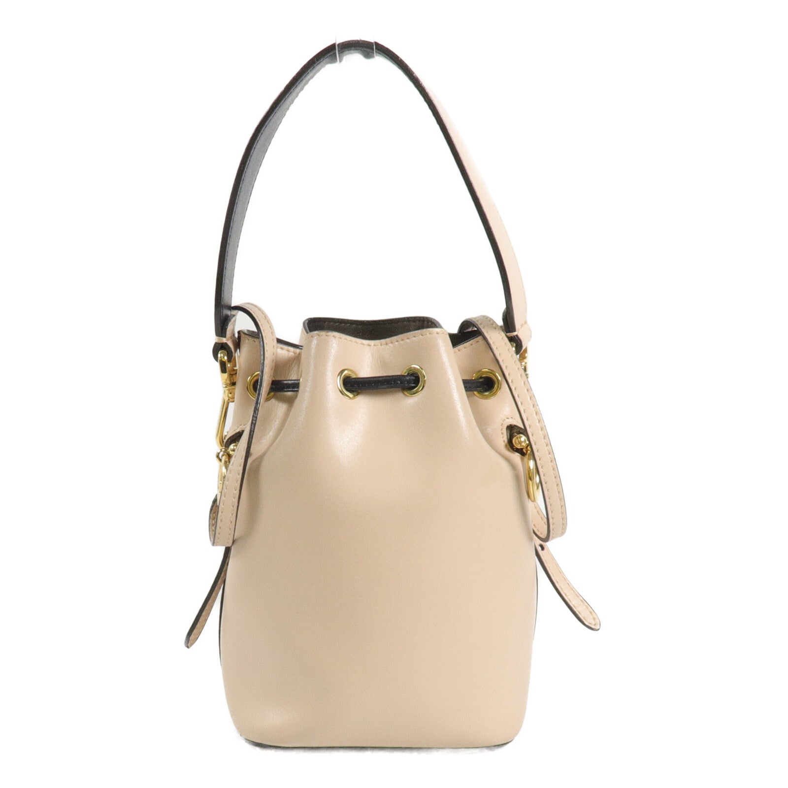 FENDI 牛皮皮革Mon Tresor Mini Bucket手挽肩背兩用袋