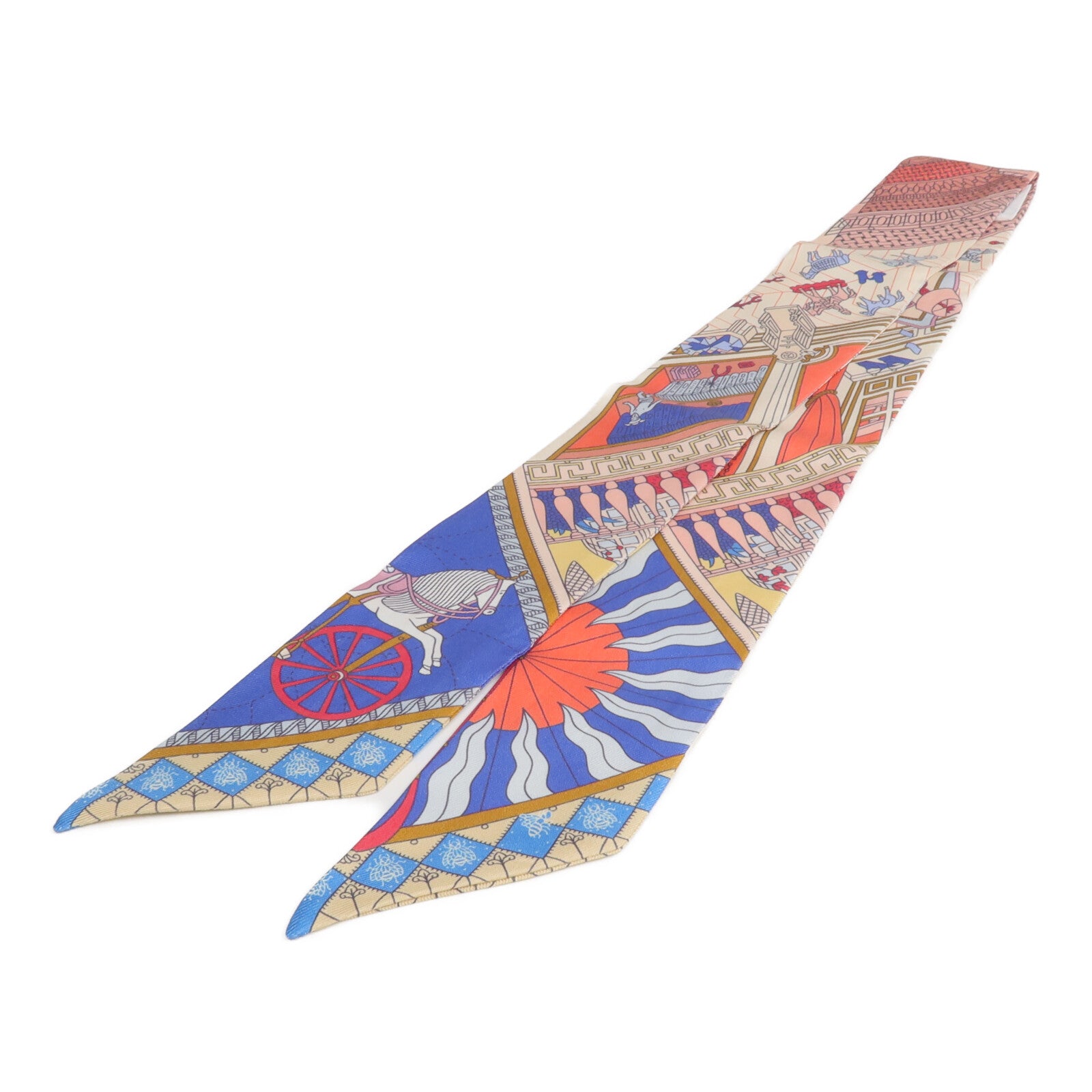 HERMES 絲質Twilly絲巾