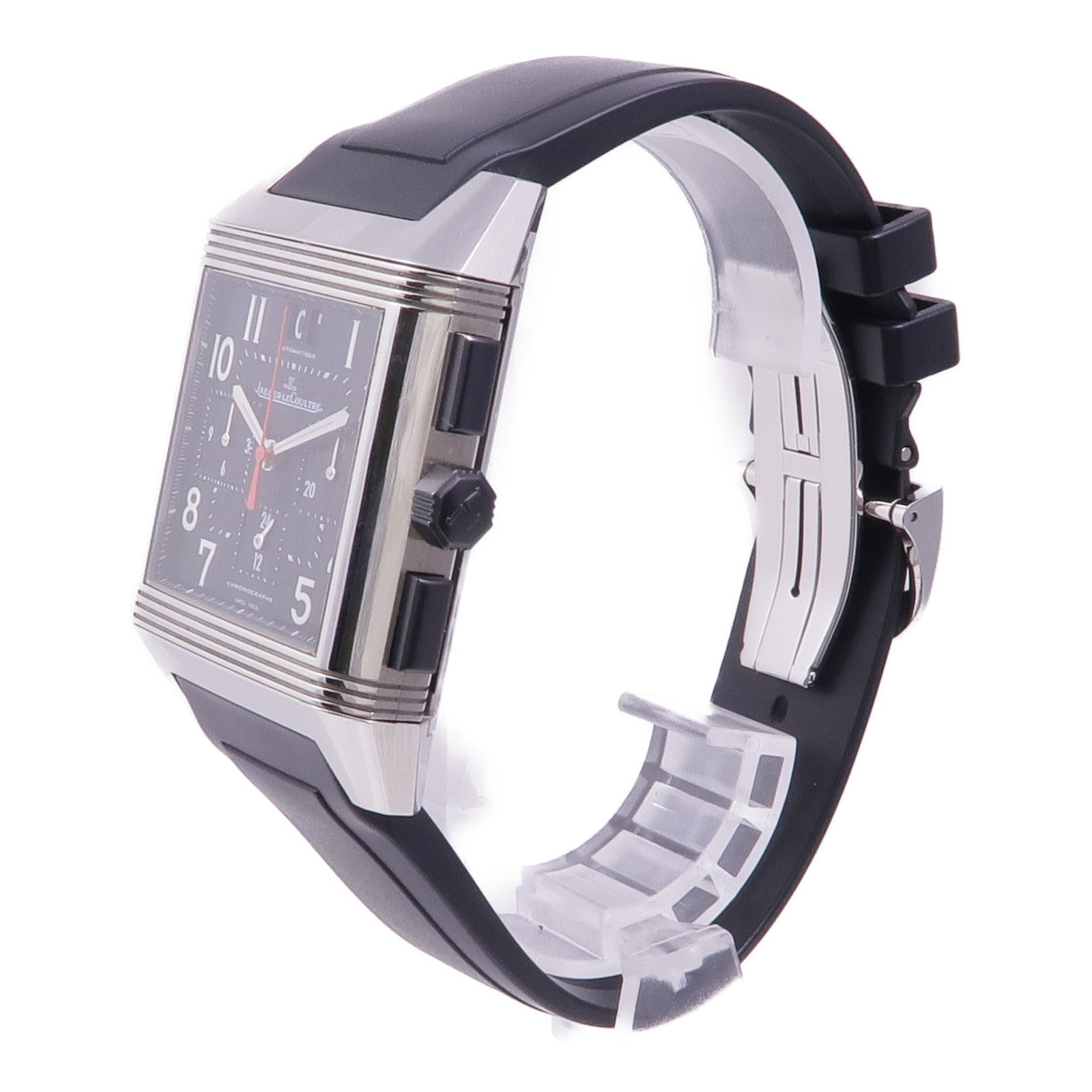 JAEGER-LECOULTRE Reverso Squadra Chronograph Q7018420 Watch Rubber Belt