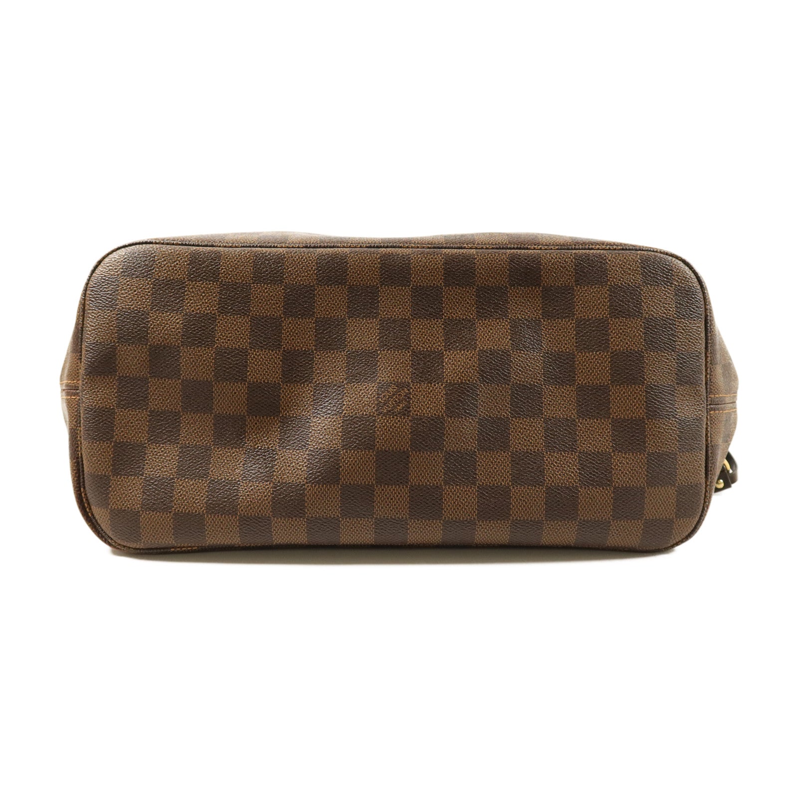 LOUIS VUITTON Damier Neverfull MM金扣手挽袋/肩背袋