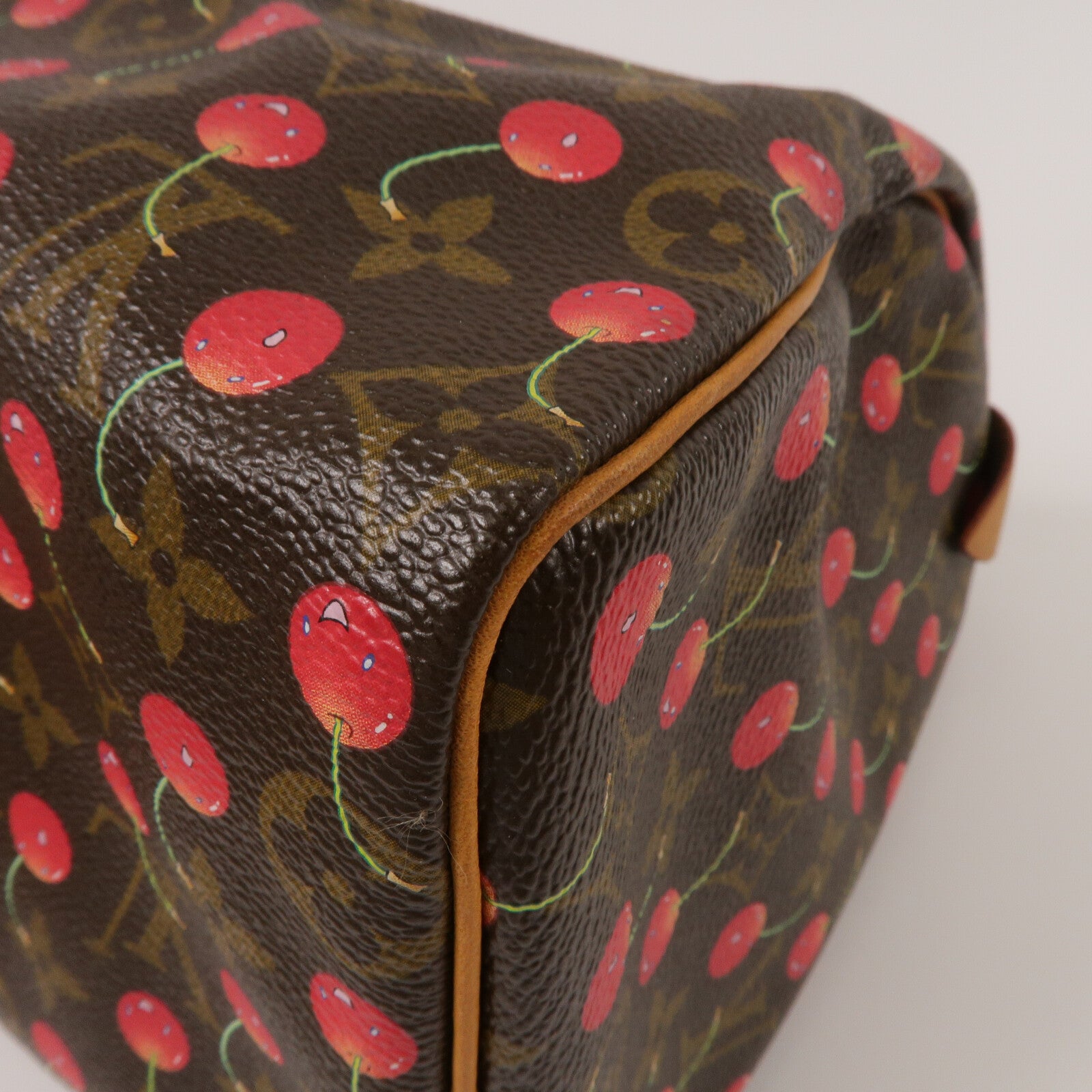 LOUIS VUITTON Monogram-Cherry Cherry Speedy 25手挽袋