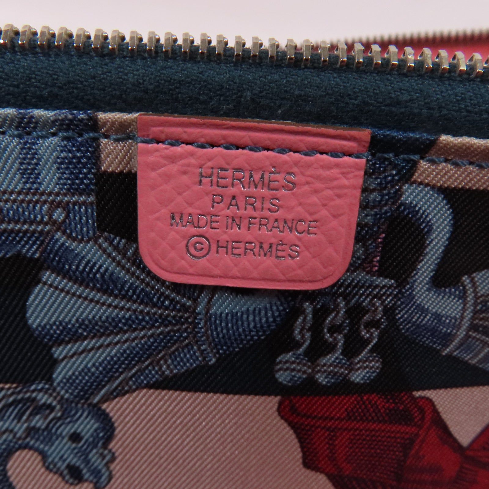 HERMES 【激減優惠】Epsom皮革Azap Long Silk-in Wallet銀扣拉鏈長錢包