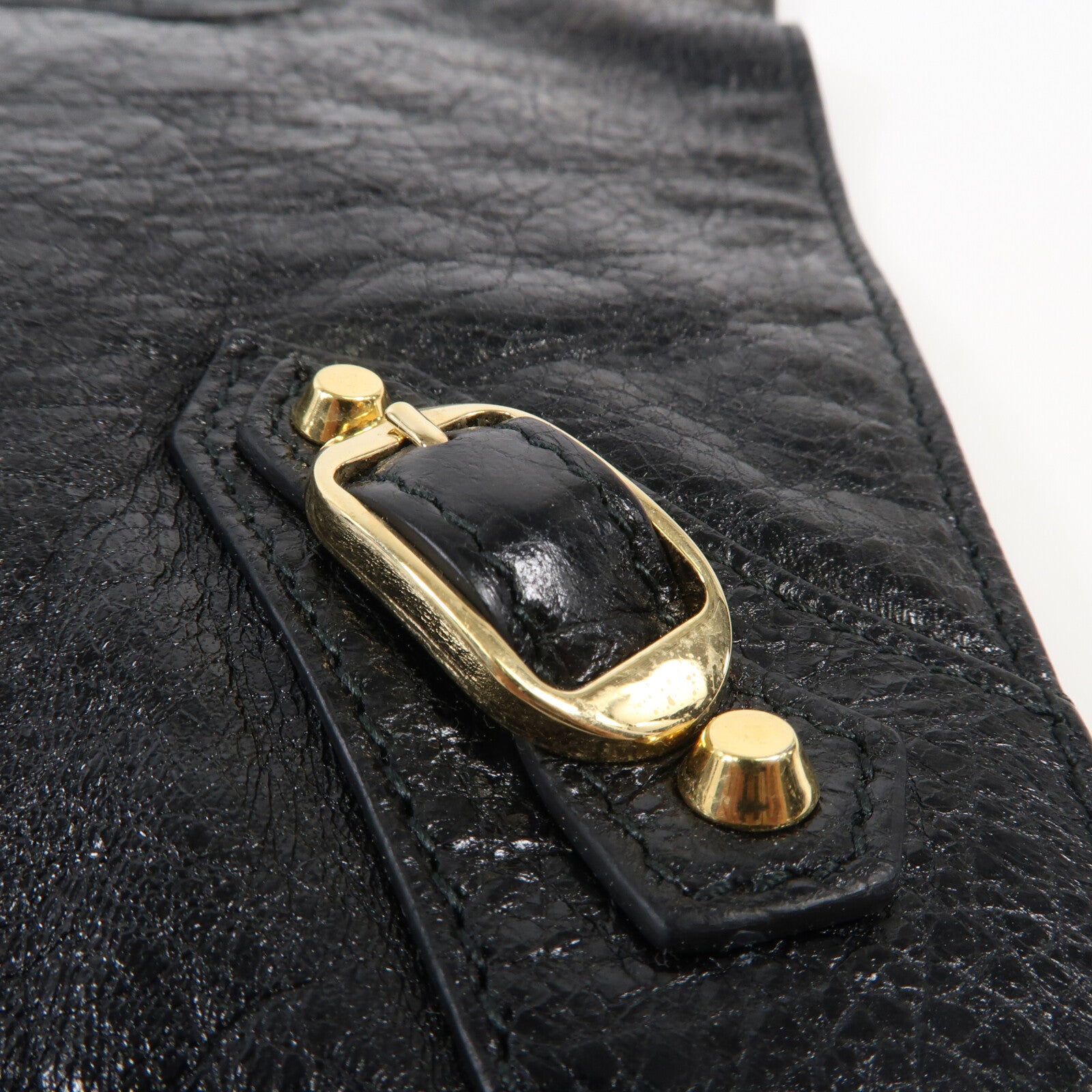 BALENCIAGA 牛皮皮革Clutch金扣手拿包