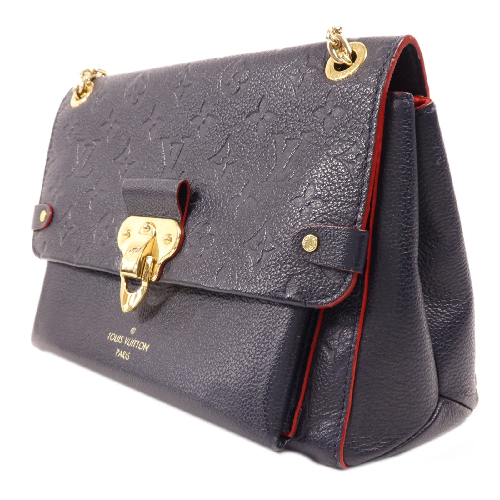 LOUIS VUITTON Monogram Empreinte Vavin PM金扣肩背袋